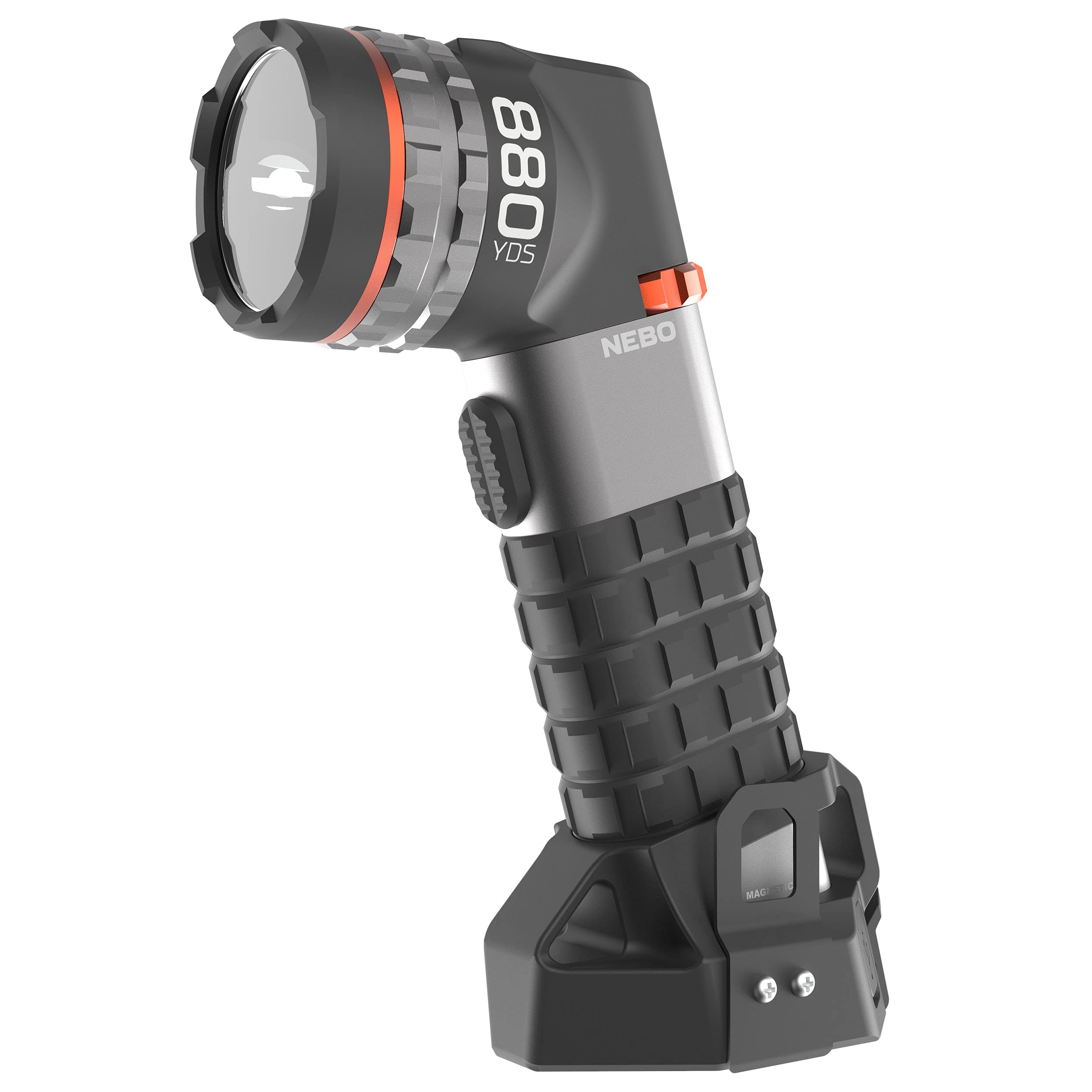 NEBO LUXTREME SL50 Spotlight | 450 Lumens, Very Bright 1/2 Mile Beam, Waterproof, 40 Hours Run Time or Nonstop Use With 12V Adap