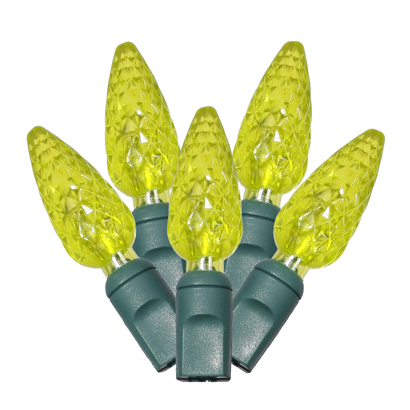 Vickerman Light Set 100 LED Lights Green Wire 33 Model X4G8133 Lime