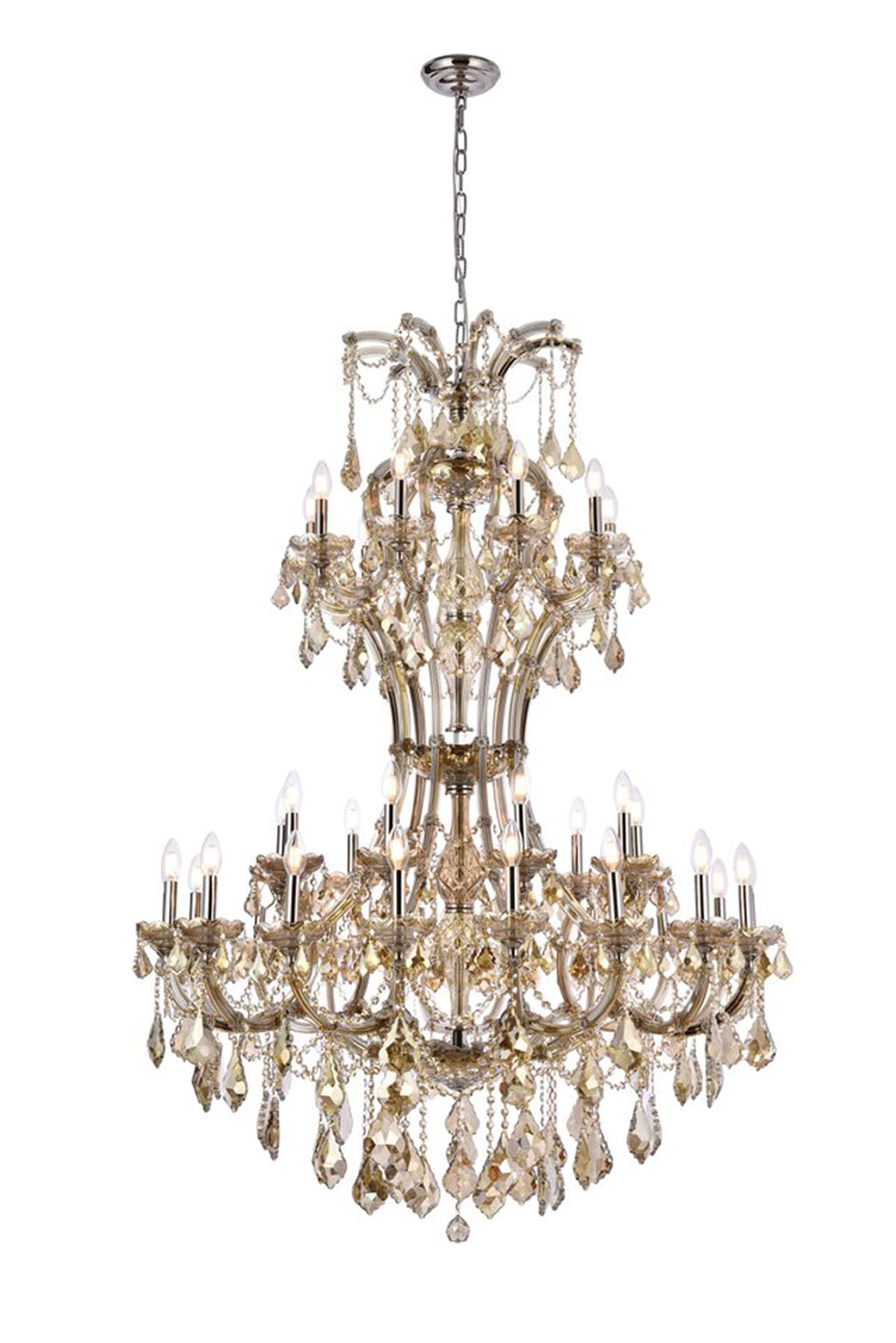 Elegant Lighting 2800D46GT-GT/RC Foyer/Hallway