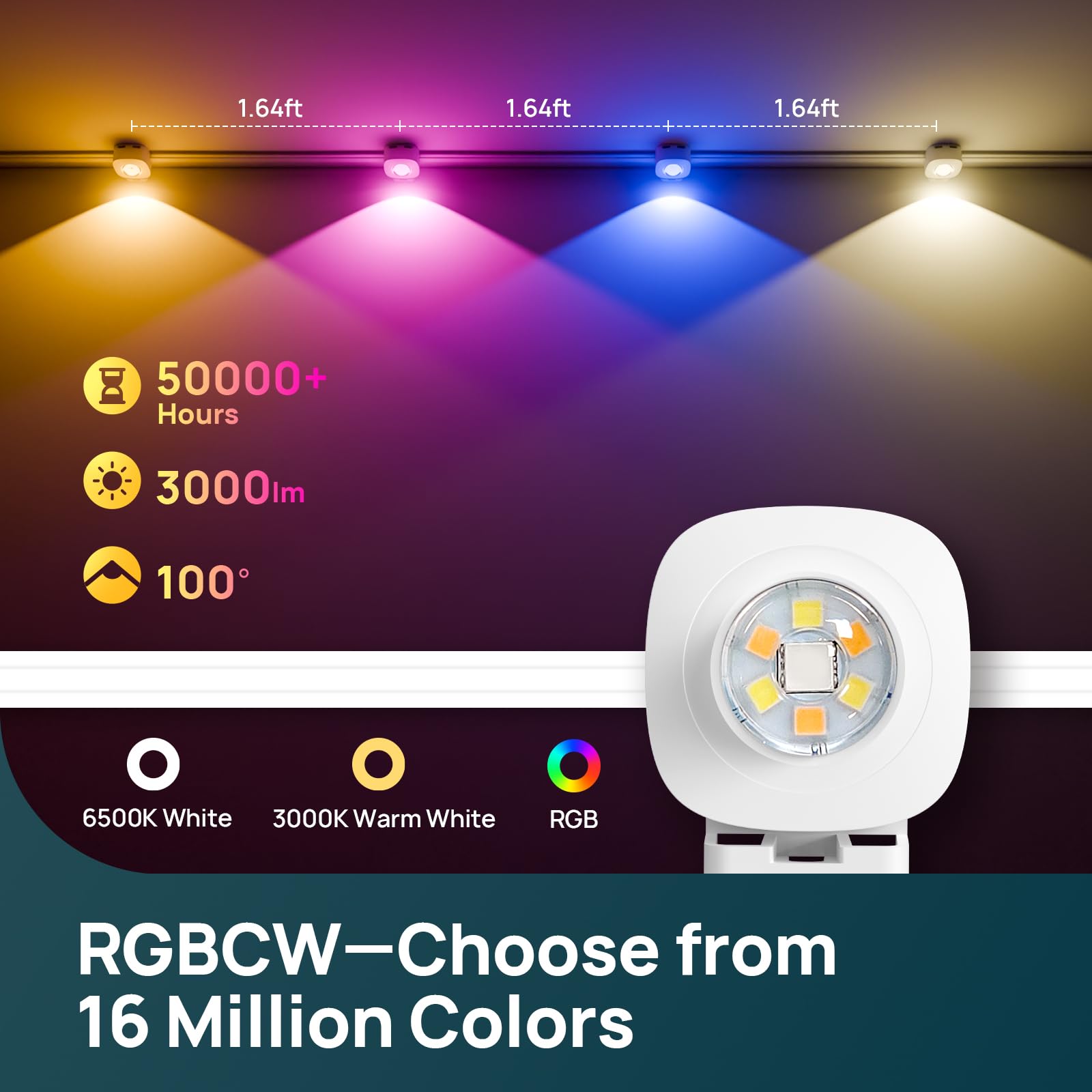 Linkind Permanent Outdoor Lights HP5,Smart AI RGBTW 150ft Christmas Lights, 85 Scenes Modes for Daily Holiday Christmas Decorati