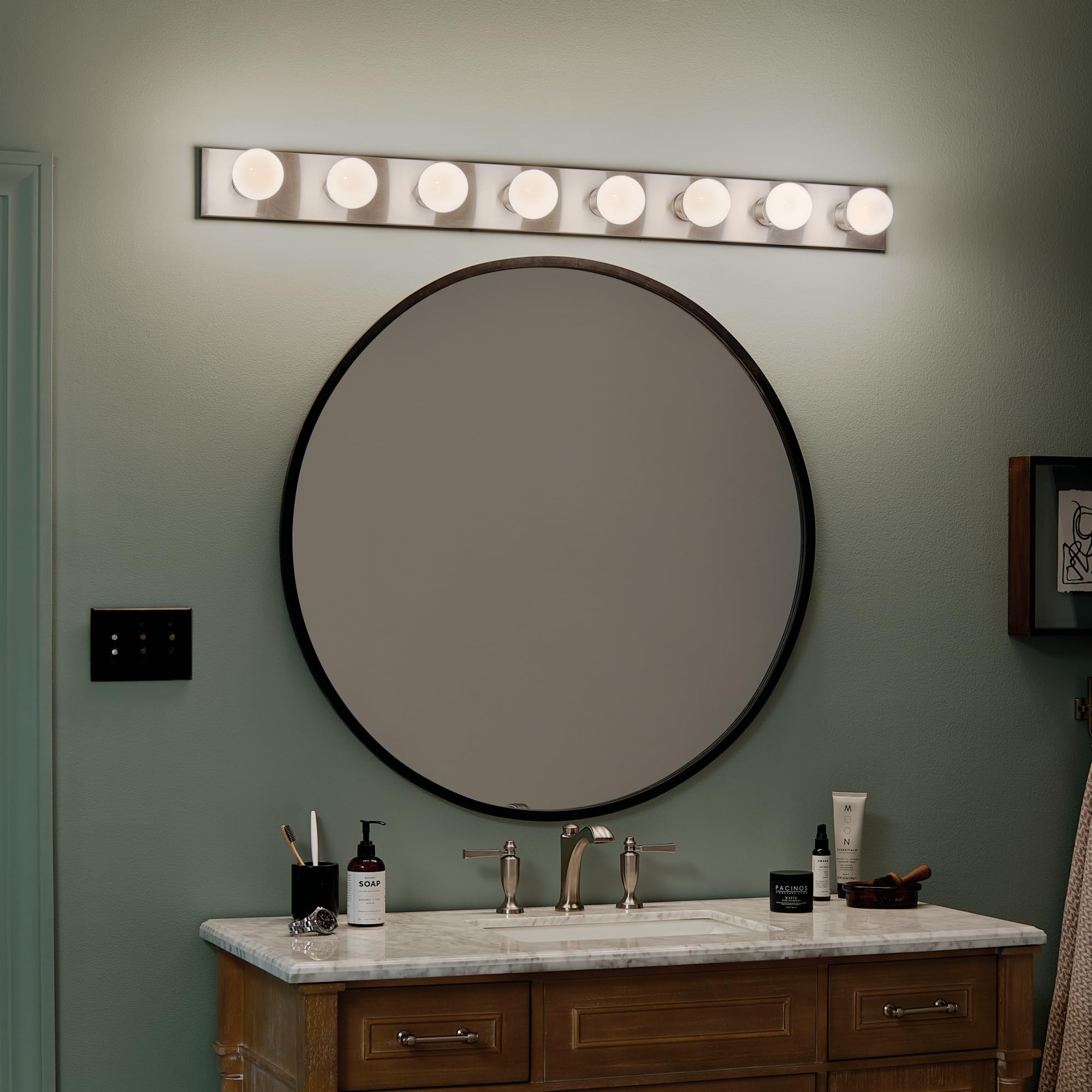 Kichler 628Ni Linear Bath 48-Inch, Brushed Nickel