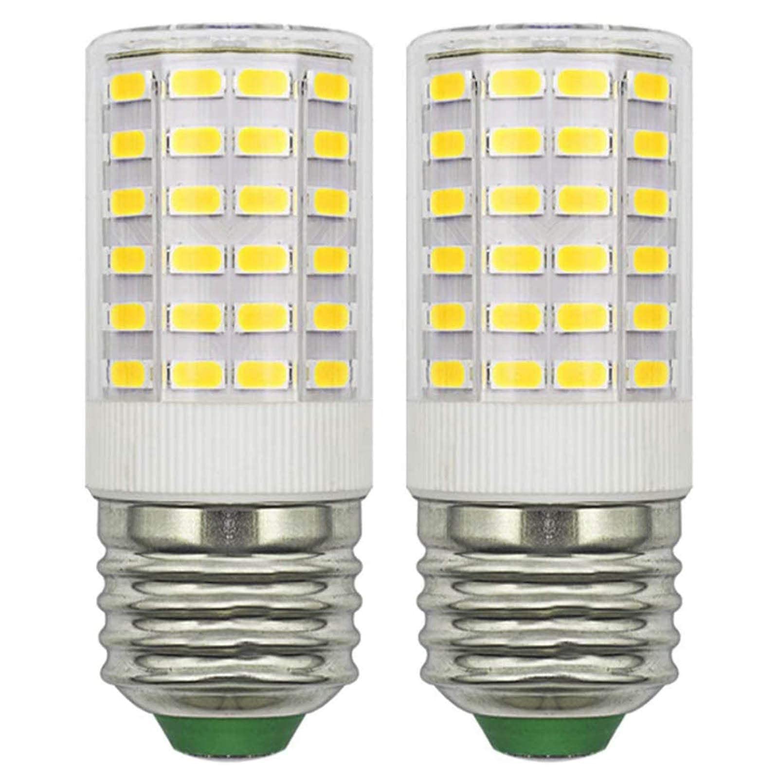ZHENMING LED E26 Refrigerator Light Bulb 7W Cool White 6500K Super Bright Non-Dimmable, Pack of 2
