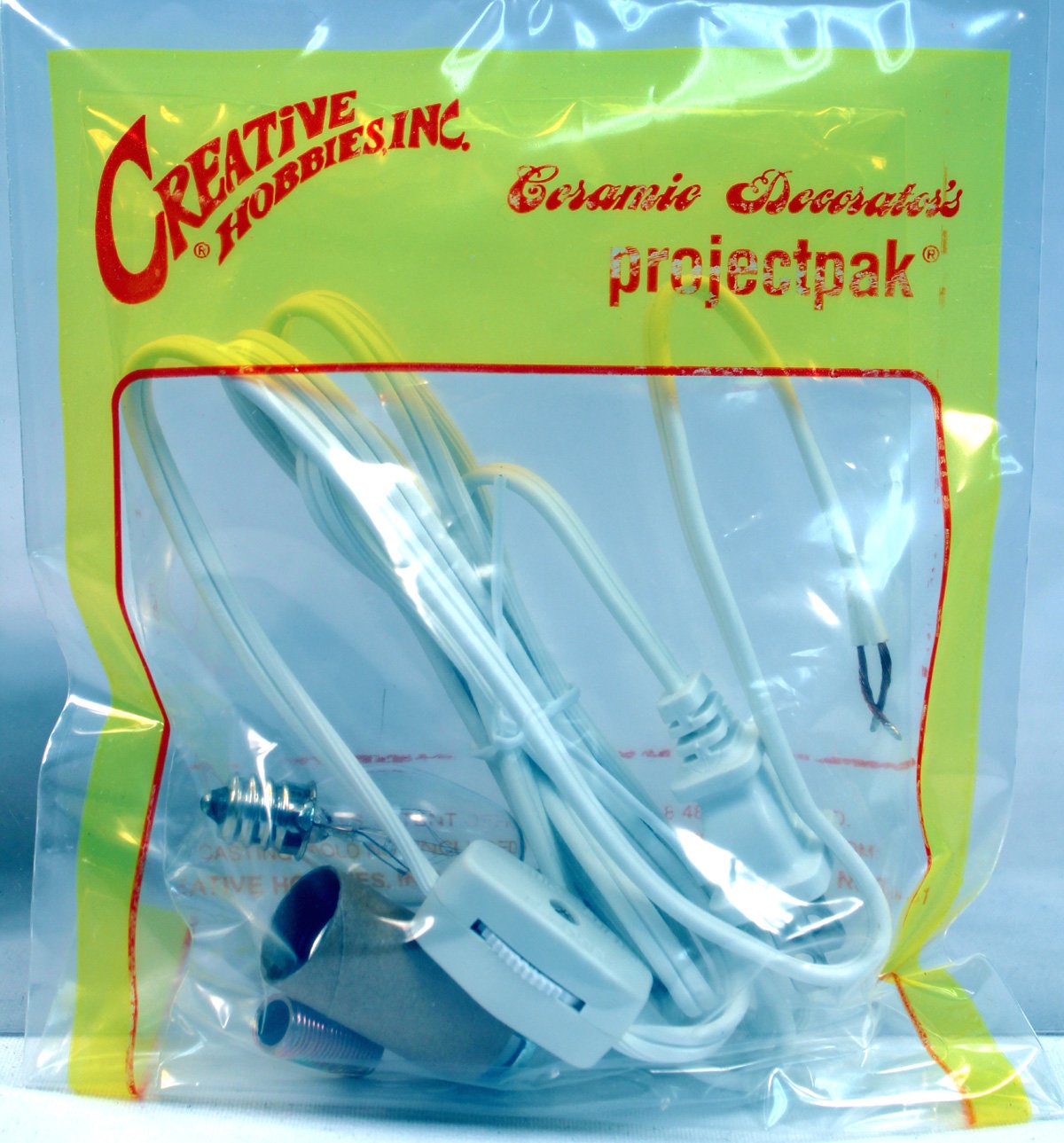 Creative Hobbies® ML2-B6 Small Christmas Tree Wiring Kit, Metal, White, Great for Lighting Small Objects