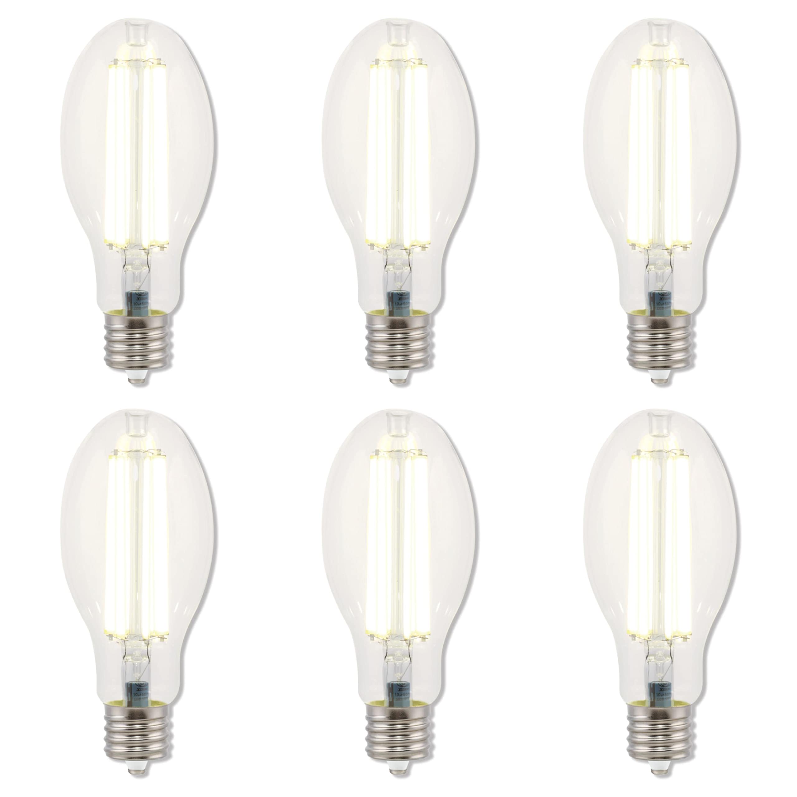 Westinghouse 5234120 36 Watt (200 Watt HID Equivalent) ED28 Daylight High Lumen Filament LED Light Bulb, Extended Mogul Base, 6 