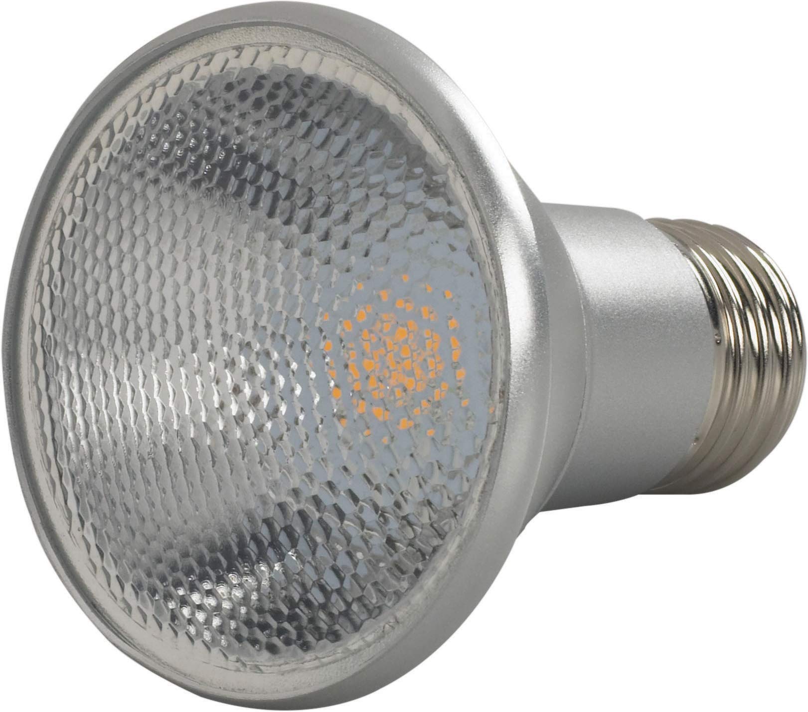 Satco 7W PAR20 LED Flood Lamp 5000K Dimmable 40° Indoor/Outdoor Silver 6-Pack