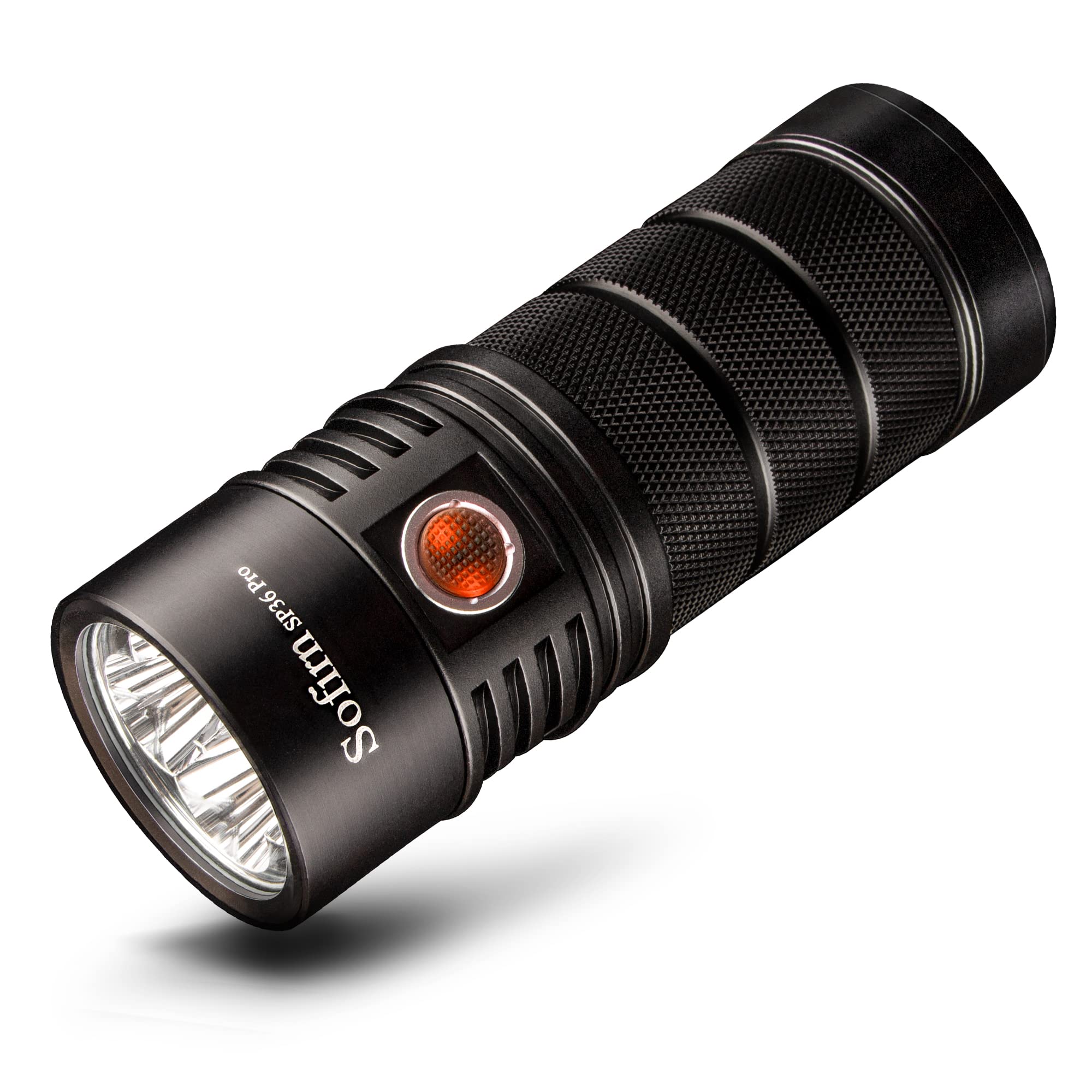 Sofirn Sp36 Pro Rechargeable Led Flashlight 8000 Lumens Max, Powerful Flashlight With 4X Sst40 6500K Led Anduril Ui2, Ipx8 Water