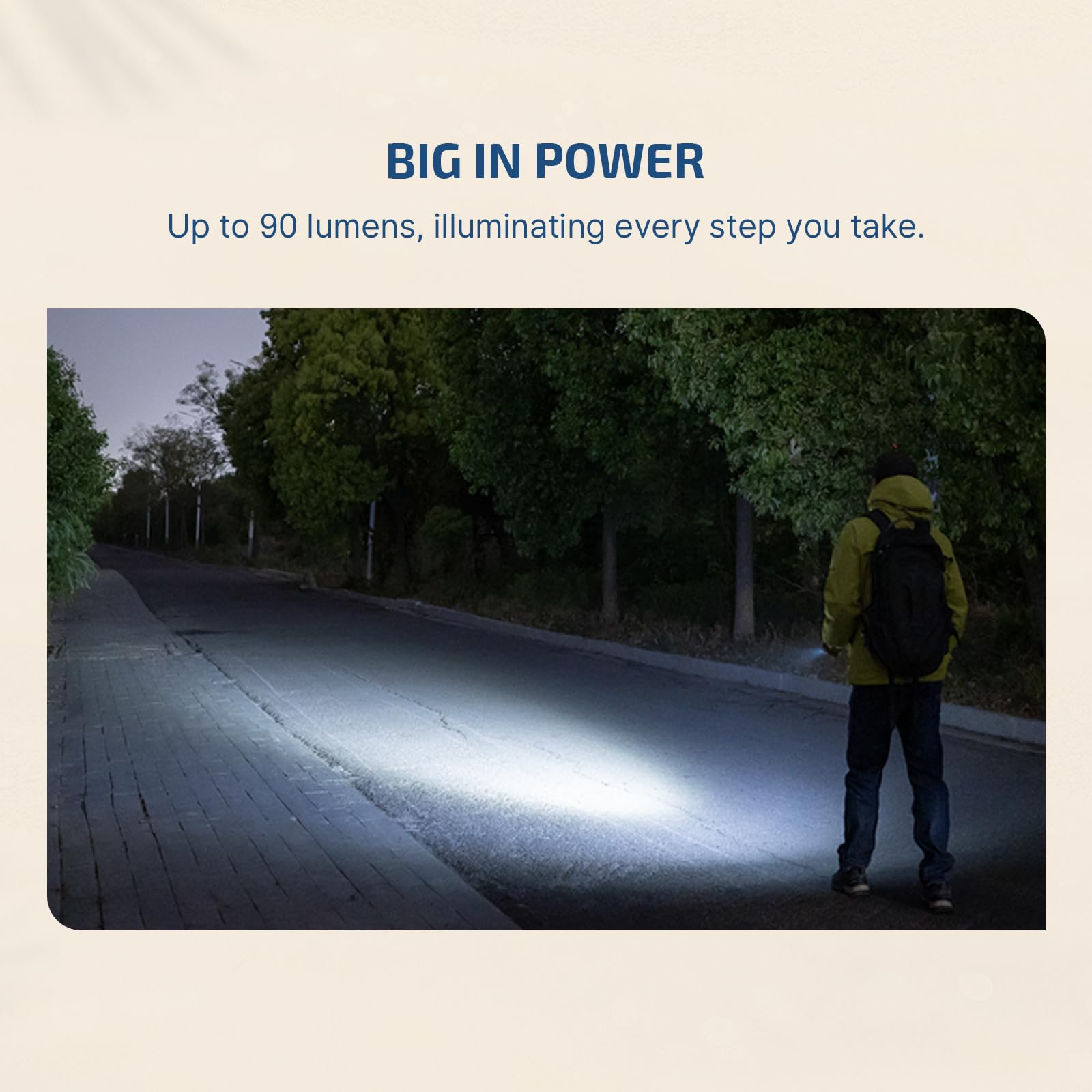 OLIGHT i3E EOS Flashlight, 90 Lumens, Mini Size, Aluminum, Summer Palm Color, Model I3E-SMP-300000