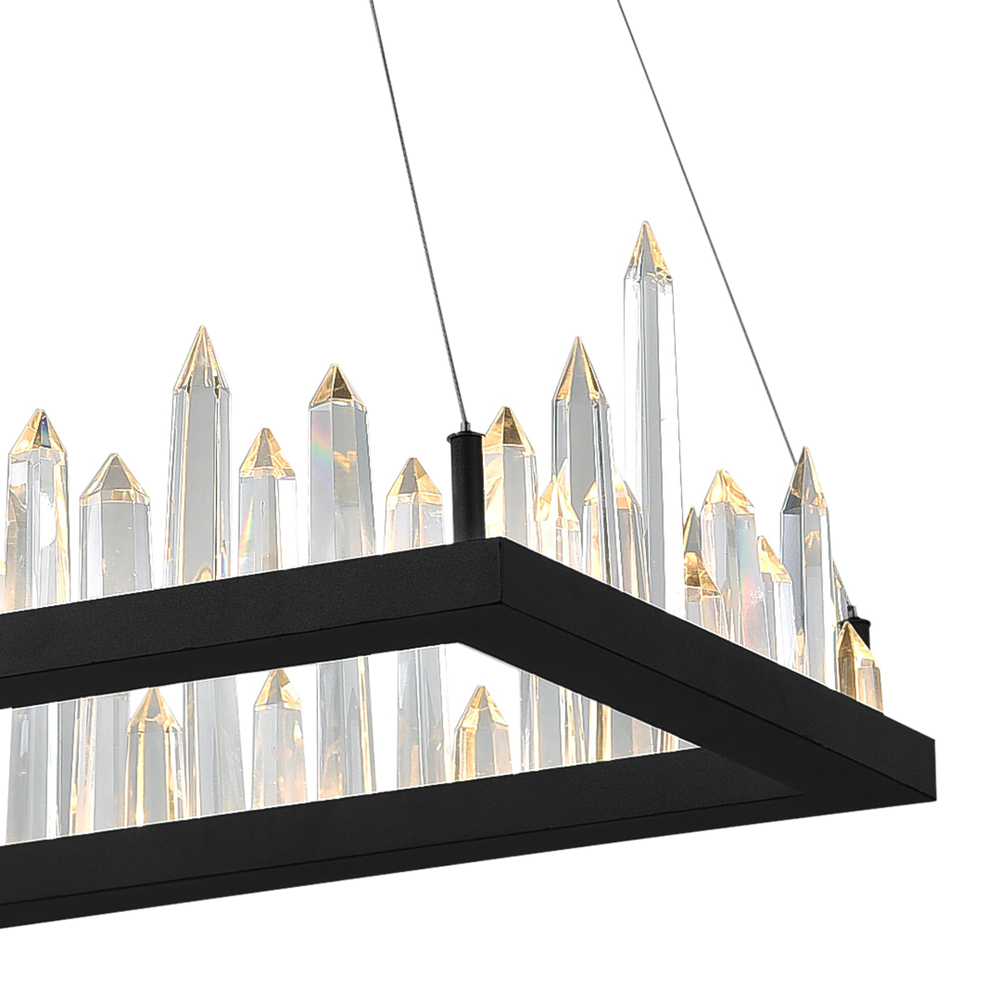 CWI Lighting 1043P32-101-RC LED Chandelier with Black Finish