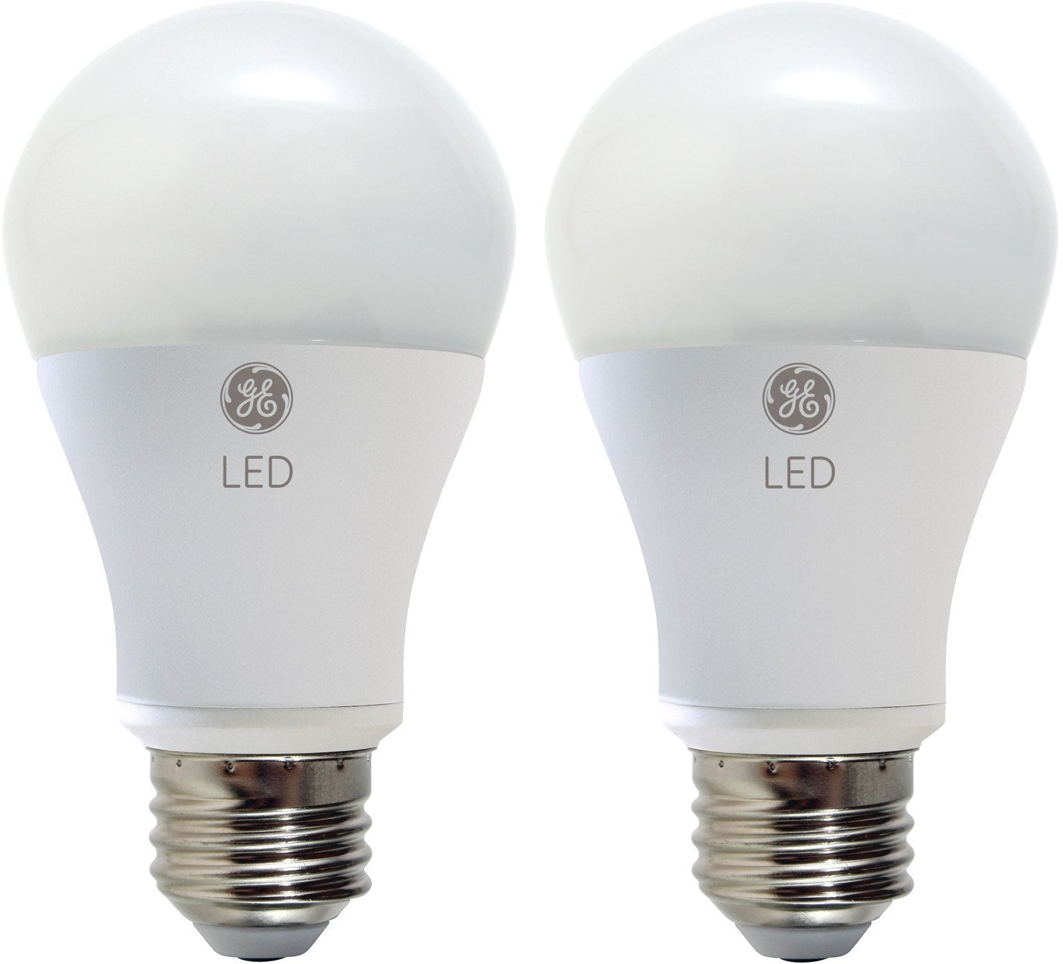 Ge Led Light Bulbs, 60 Watt, Soft White, A19 (2 Pack)