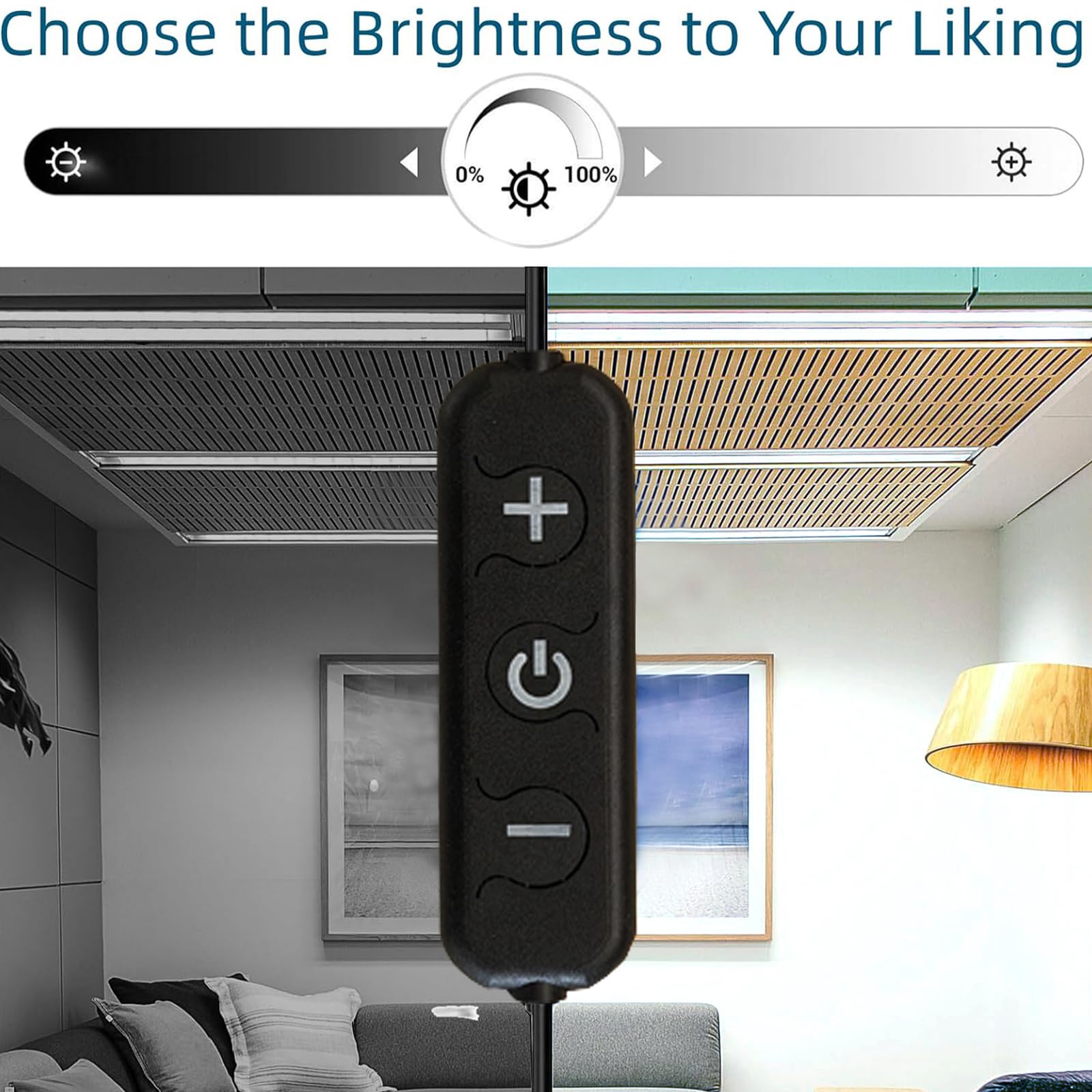 Radiantflux White Led Strip Lights, Dimmable Led Lights Strip, 50Ft 900Leds, Super Bright Led Tape Lights For Living Room, Bedro