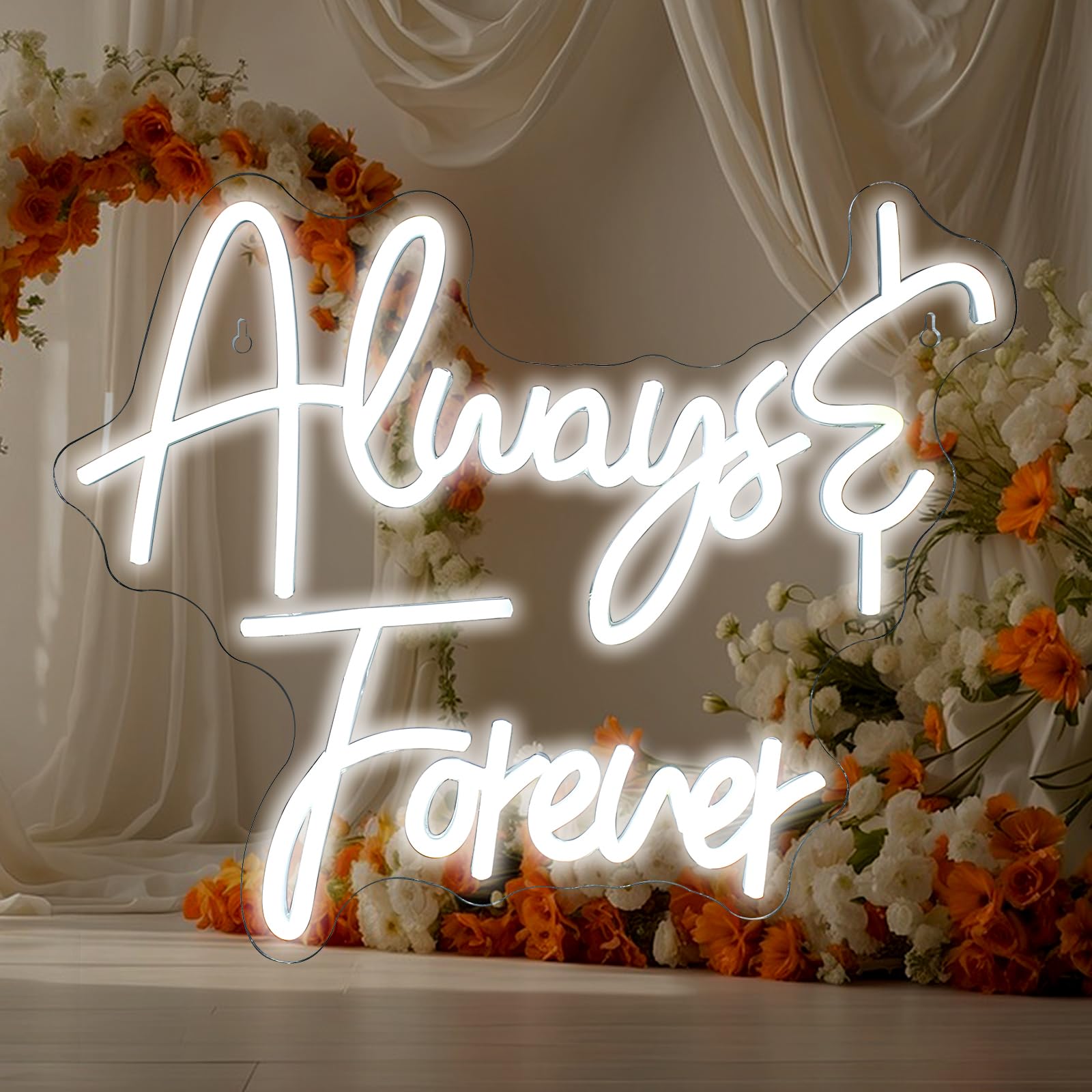 ineonlife Neon Sign - Love Oh Baby LED Wall Decor - 15.4x12.6 inches - Acrylic - Colorful-A-Always Forever