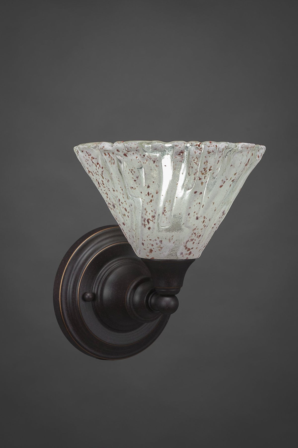 Toltec Lighting 1 Light Wall Sconce In Dark Granite (40-Dg-7195)