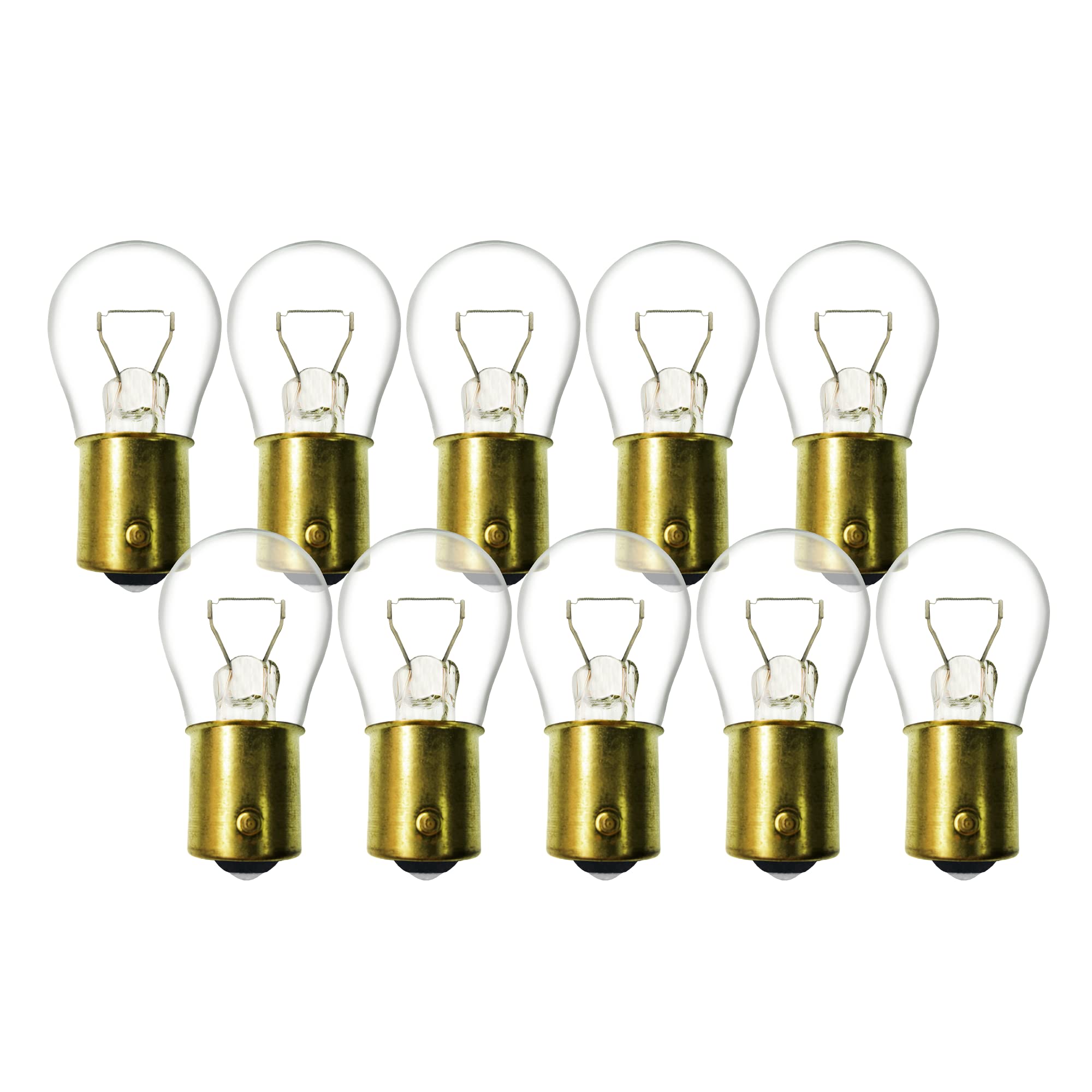 CEC Industries 93 Bulb, S8 Shape, Warm White Light, 12.8V, 13.3W, 10 Count