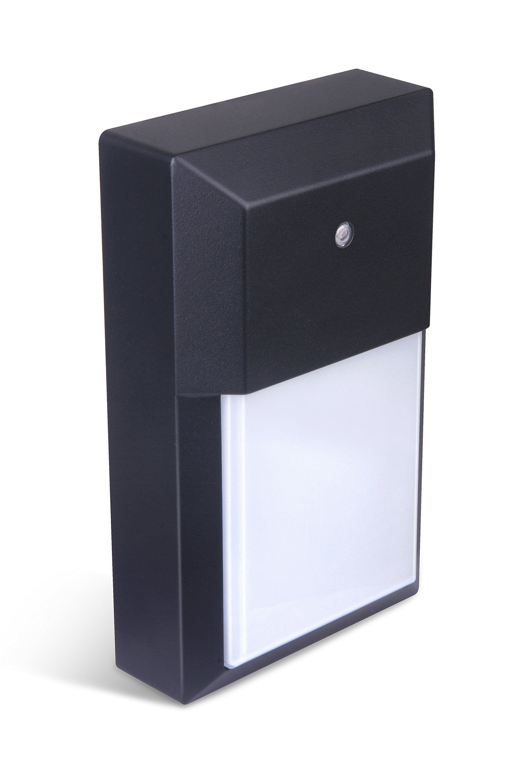 LIT-PaTH Dusk to Dawn Outdoor Wall Lantern, LED Wall Sconce for Porch Lighting Fixture, 3000K 12W 1000 Lumens, Aluminum Housing 