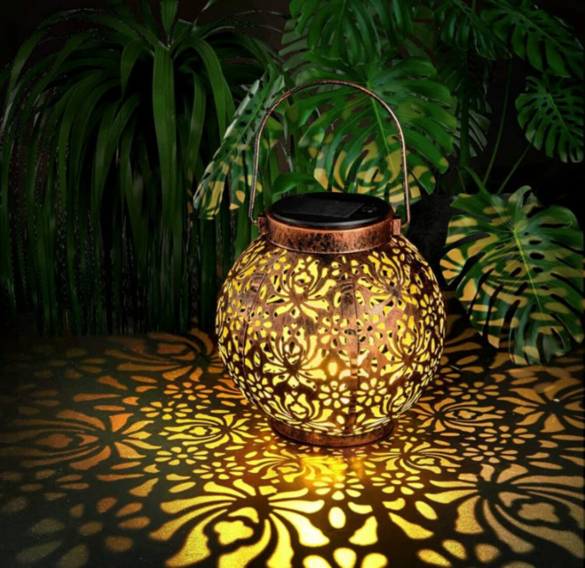 2 Pack Solar Lights Replacement Top Parts 7 Lumens Lantern Lids Light For Hanging Solar Lanterns Outdoor Decorations Garden Pati