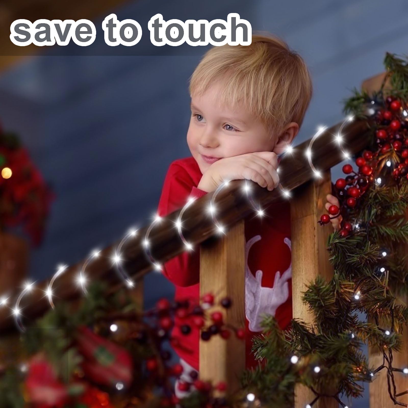 131Ft Christmas Rope Lights Outdoor ,400 Led Rope Lights Indoor Plug In,8 Modes Tube Lights With Timer Remote Control,Fairy String Lights For Outside,Bedroom,Garden,Patio,Christmas Tree Decoration