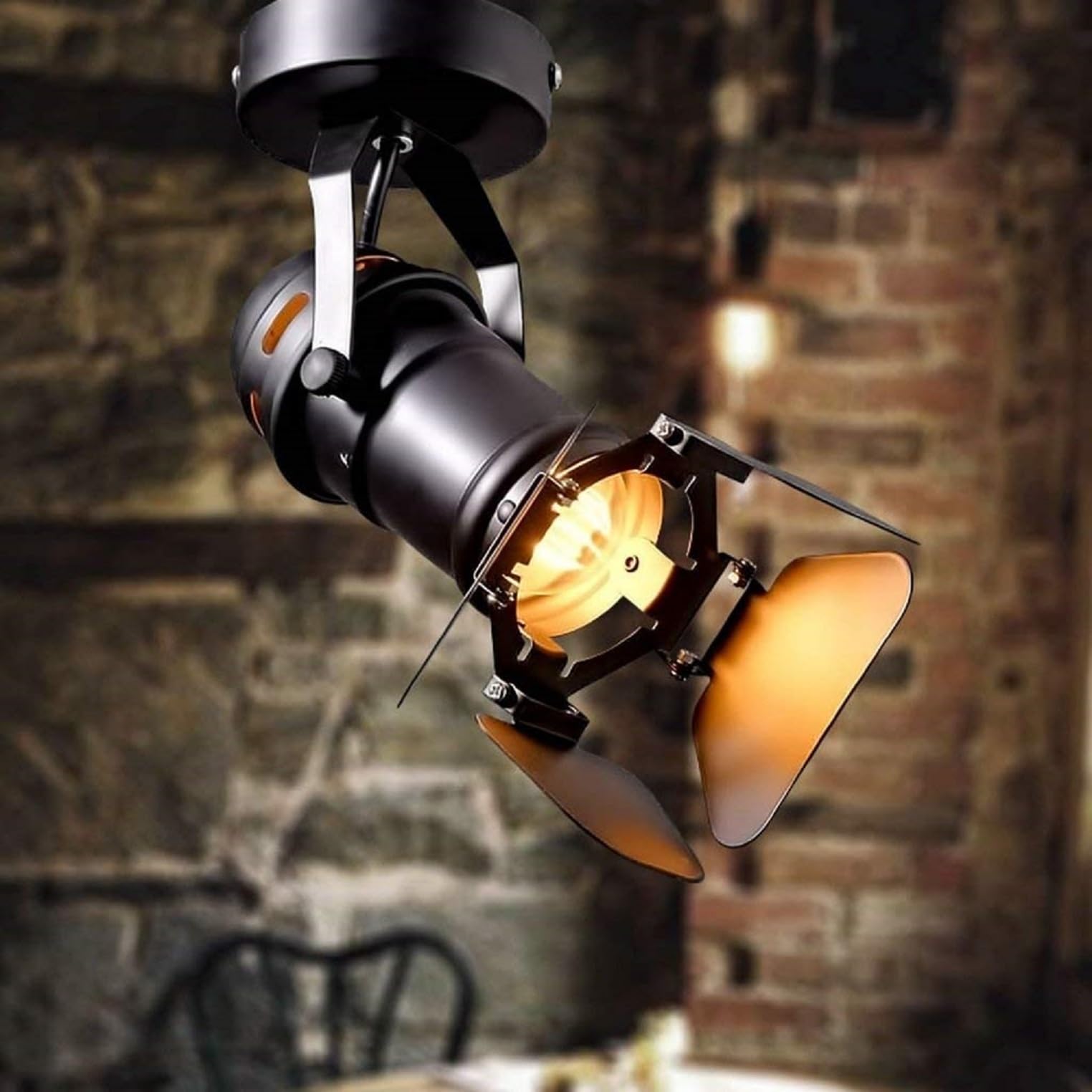 Hobaca GU10 L19 * W17cm Mini Loft Spotlight Ceiling Lights Industrial Track Light Surface Mounted Retro Lamps Downlighting