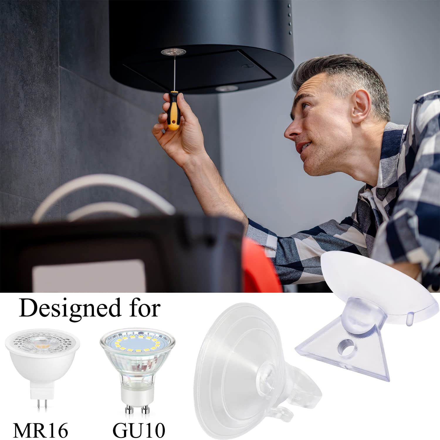 Homemade Bulb Extractor Light Bulb Changer Tool - Suction Cup Remover for MR16 & GU10 Bulbs ...