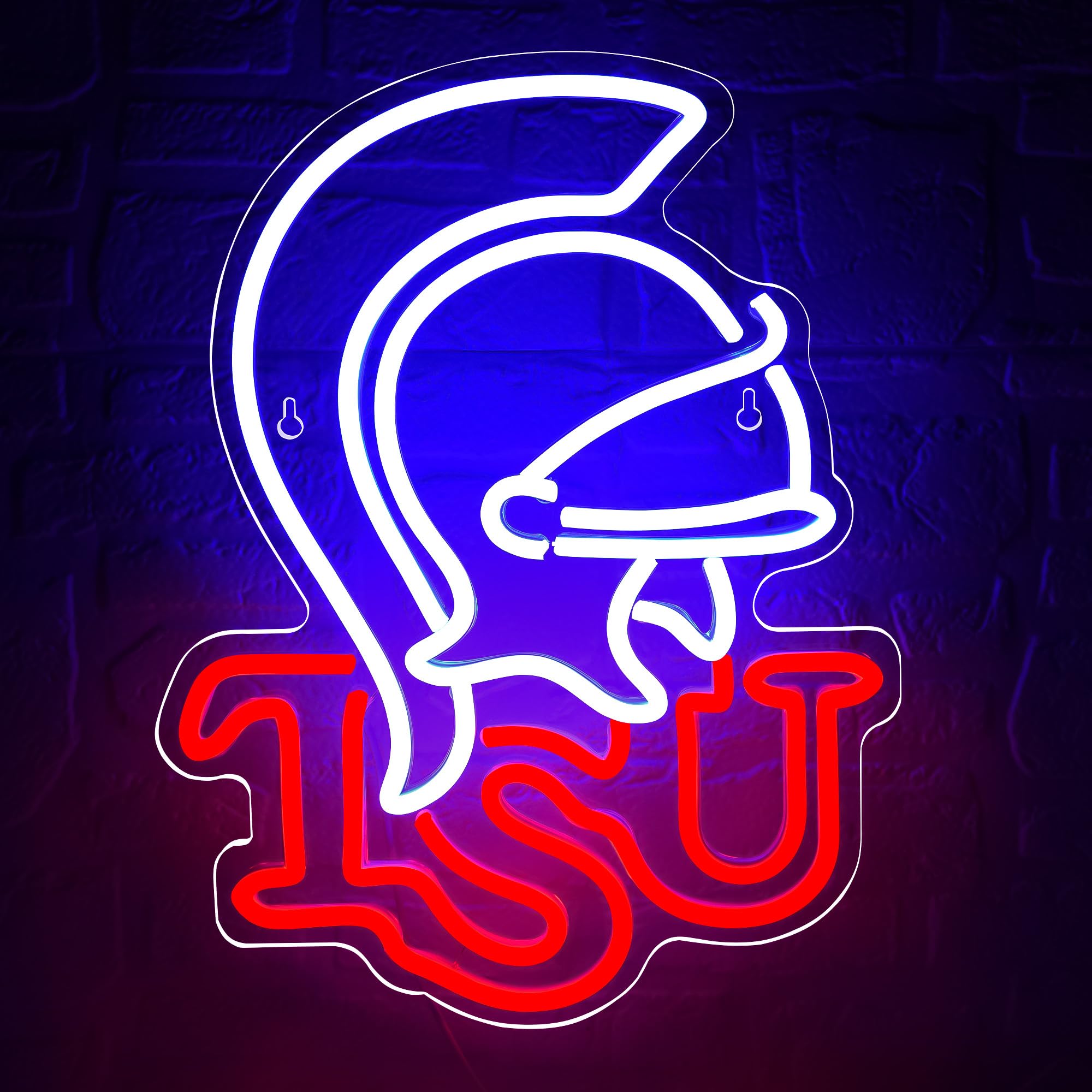 University Neon Sign for Wall Decor University Football Team Neon Light College Team Logo LED Sign for Man Cave Dormitory Bar Cl