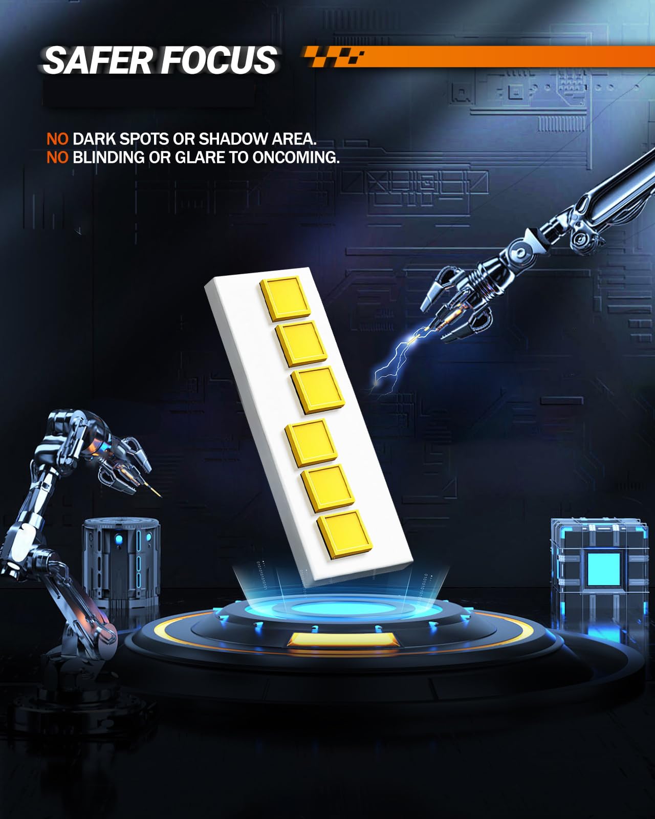 SEALIGHT H4/9003/HB2 Bulb, 30000LM, 6500K White Light, IP67 Waterproof, 60000+ Hours Lifespan, 2
