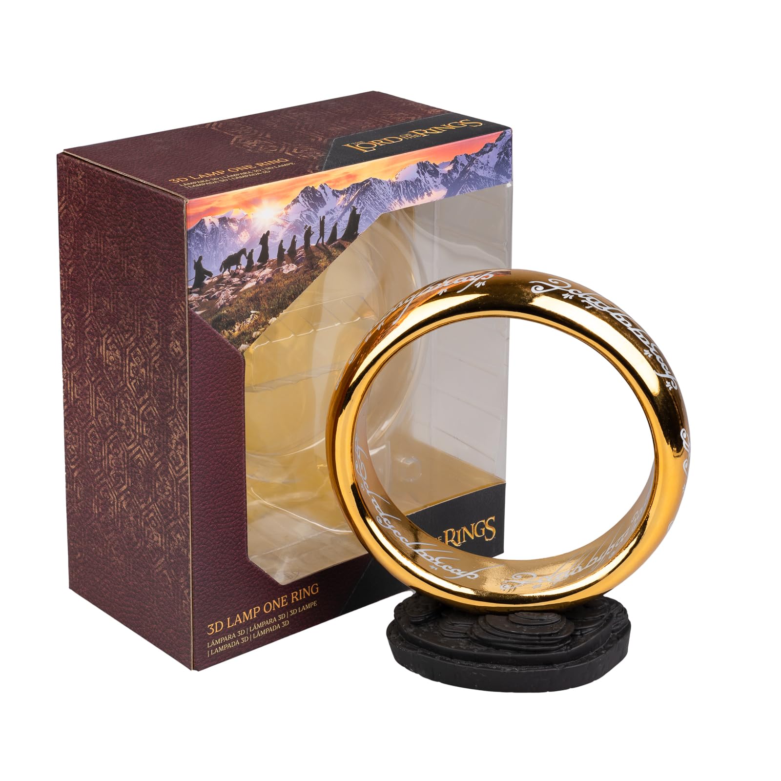Grupo Erik Lamp - Lord of The Rings Collector Edition - USB/Battery Powered - 19x22x10 cm - Model LAMP007 - Color: Ring