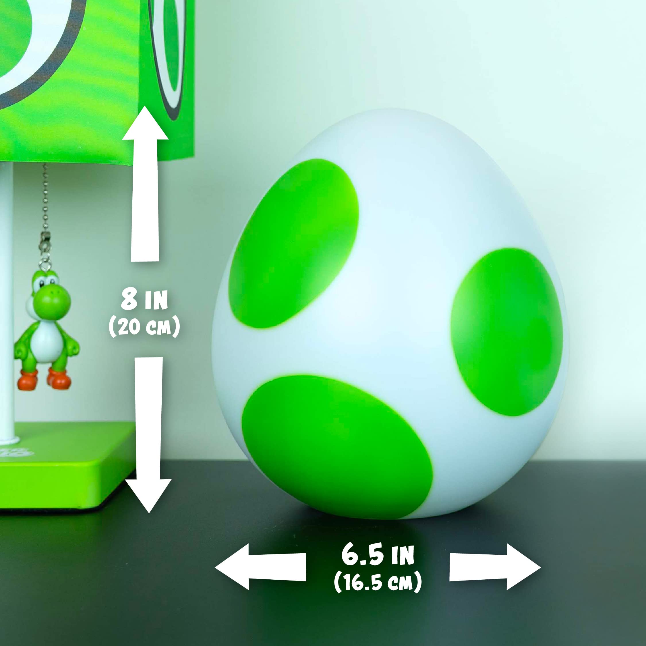 Paladone Yoshi Egg Light - Super Mario Room Décor - 8"x7" Multicolor - Official Nintendo Merchandise - Model PP4908NN