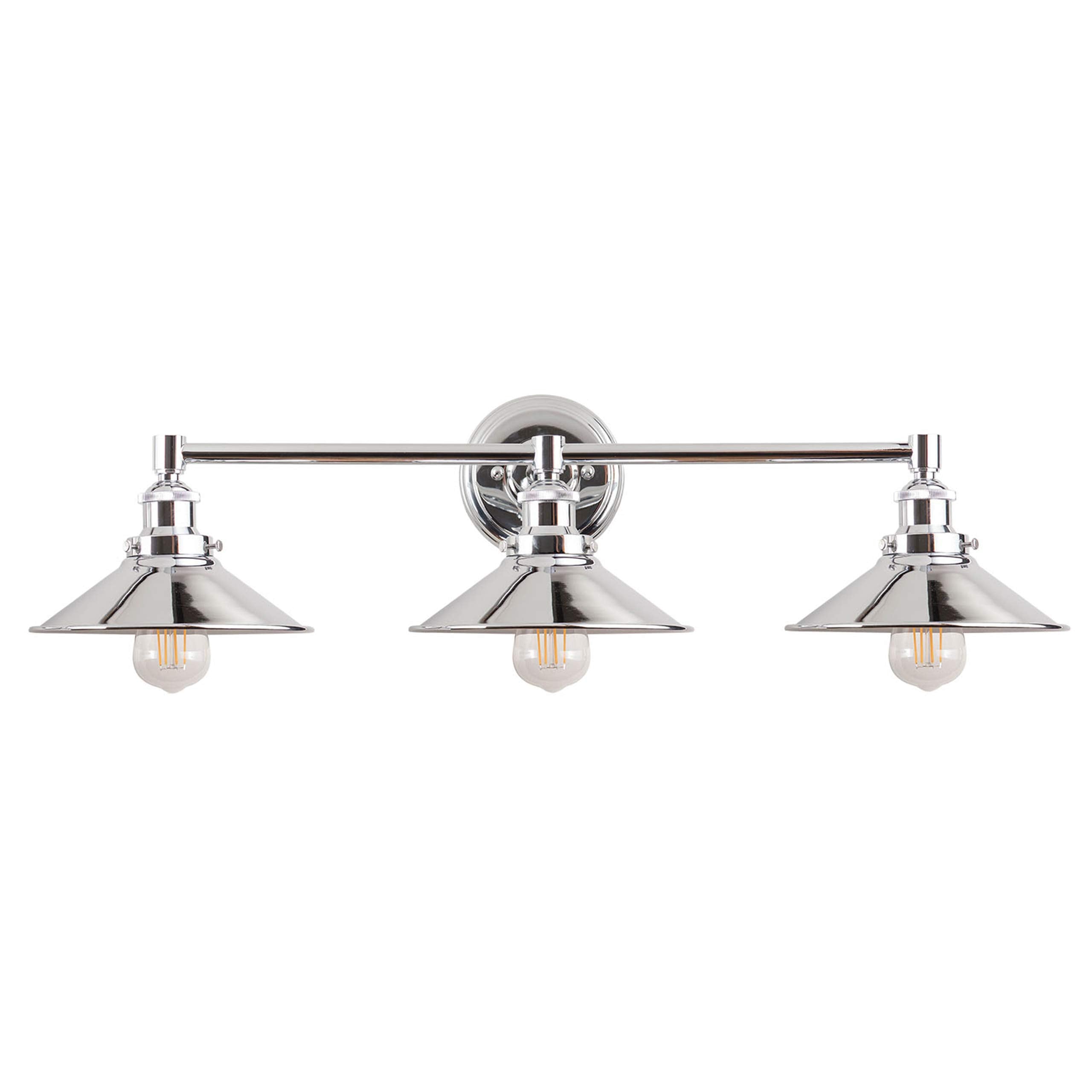 Linea Di Liara Andante 3 Light Bathroom Vanity Light Industrial Polished Chrome Bathroom Light Fixtures Above Mirror Bathroom Li