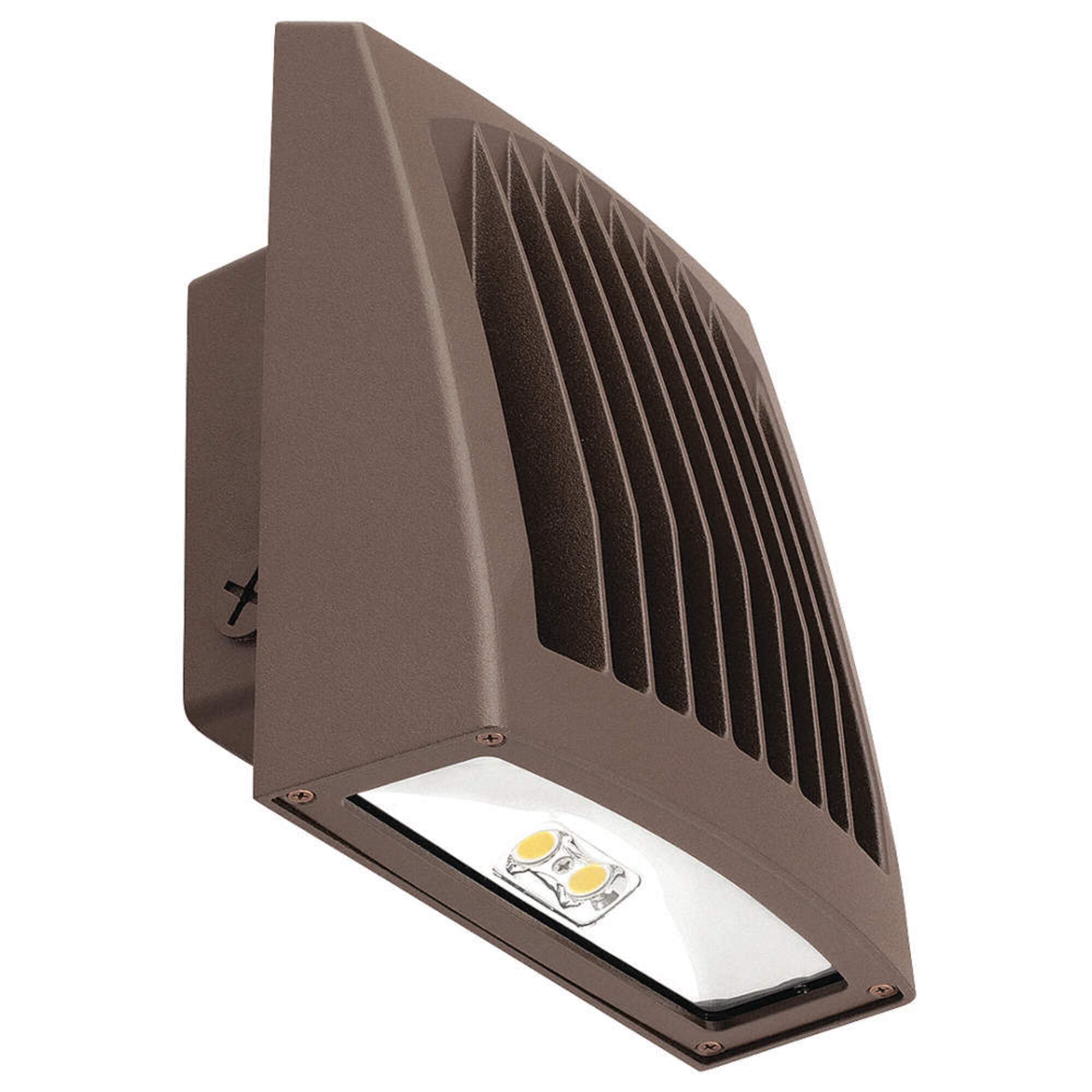 Hubbell Outdoor Lighting SG1-30-4K-PCU SG Sling Series Slender wallpack/floodlight, 29W, 120-277V, 4000K, Bronze, 29W/120-277V/4