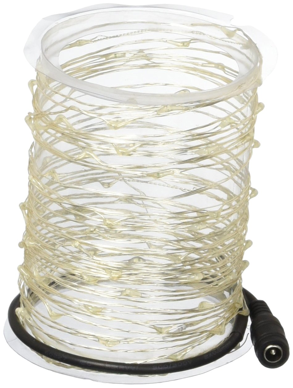 Perfect Holiday 100 LED Starry String Lights, 32 Ft, Waterproof Copper Wire, Blue, Model 600036