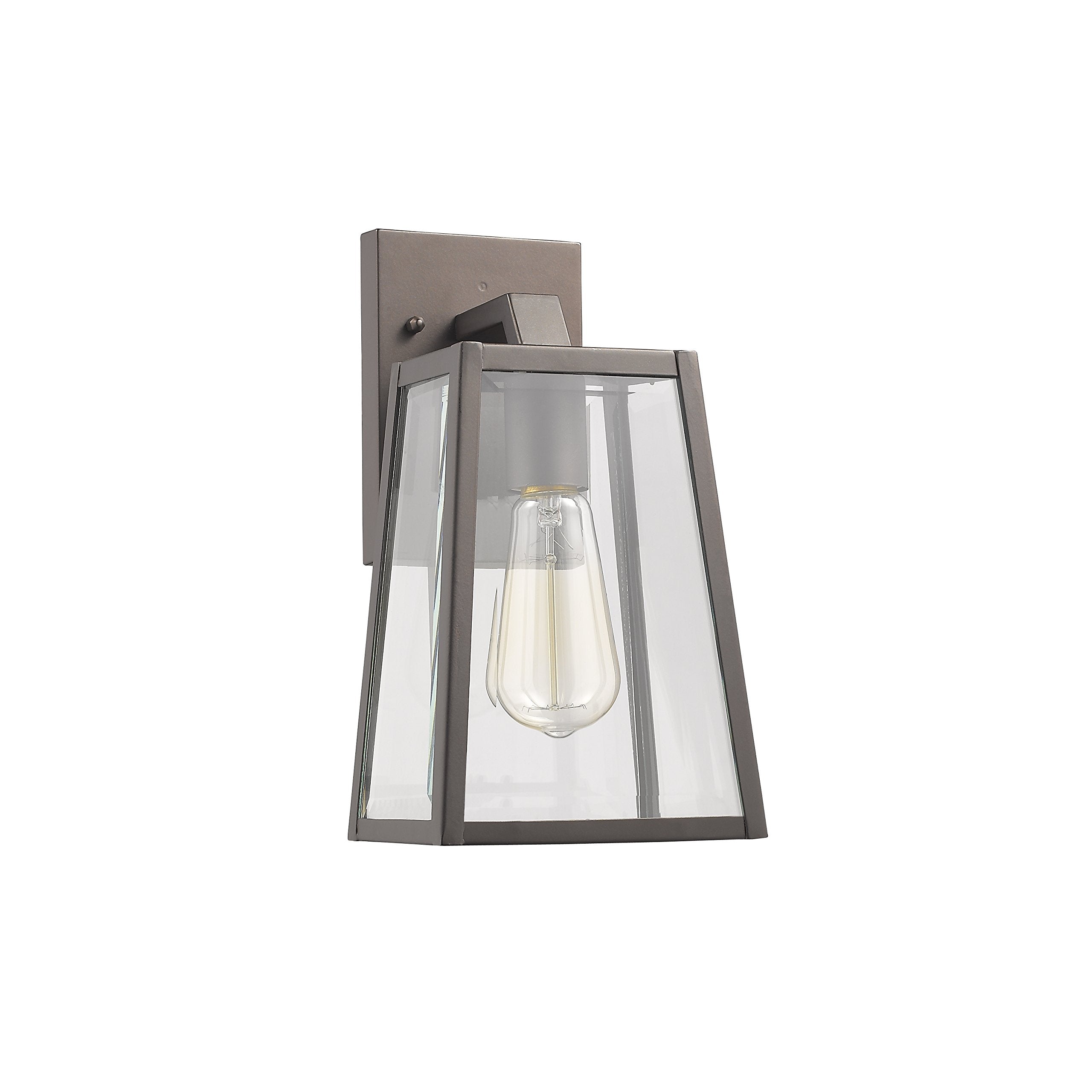 CHLOE LIGHTING Leodegrance Outdoor Wall Sconce, 1 Light, 11" Height, Rubbed Bronze, Model CH22034RB11-OD1