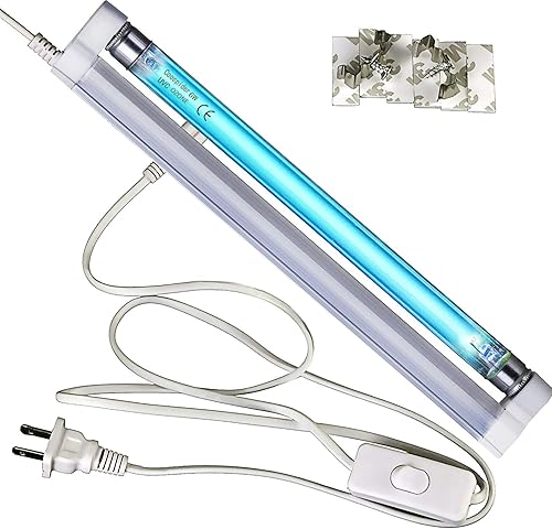 Coospider U/V/C Light Lamp 185Nm With 253.7Nm Bulb 5Ft Cord And Plug 110V (6W Ozone Lamp)