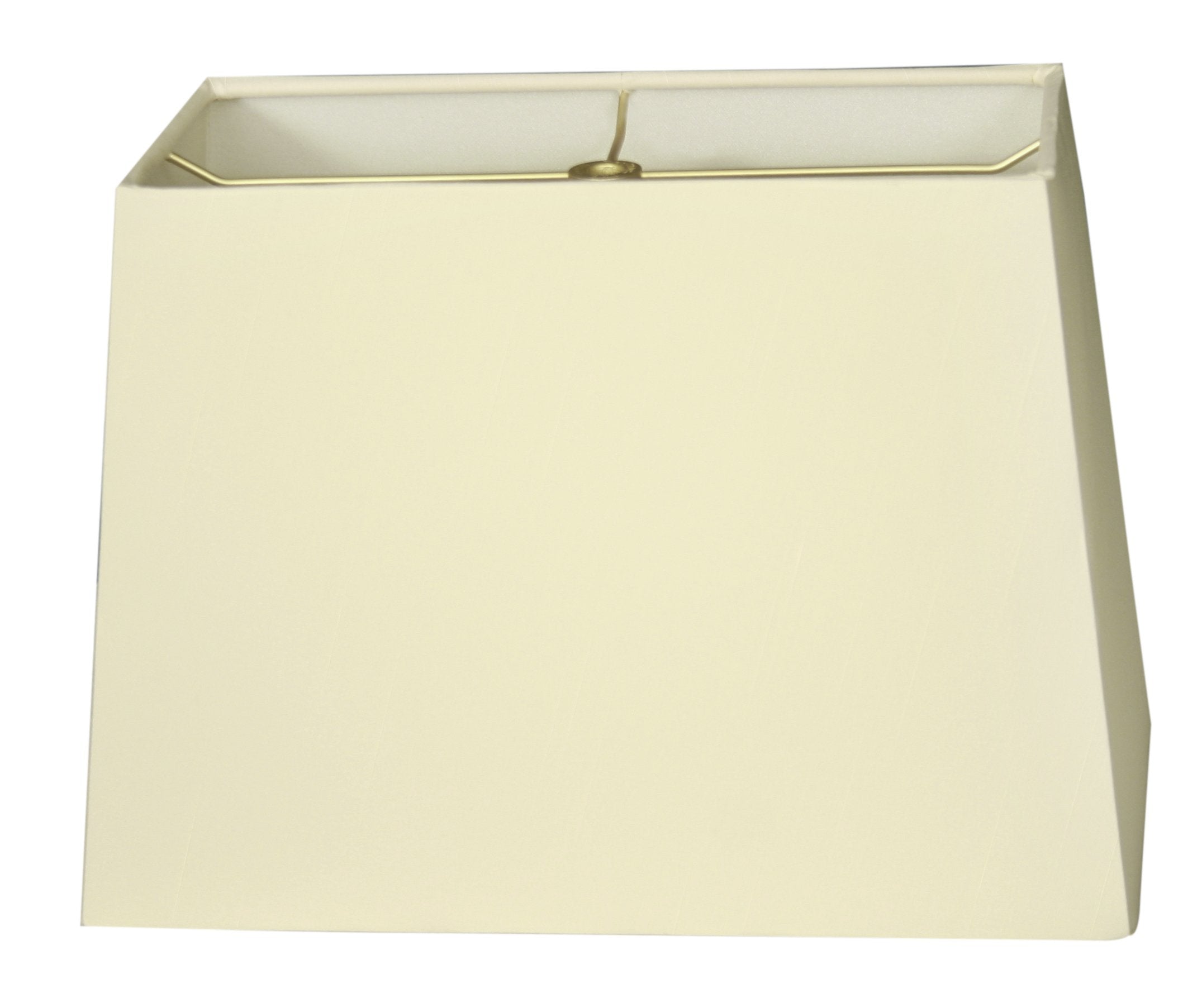 Royal Designs, Inc. Modern Rectangle Hardback Lampshade, Hb-613-18Eg, Eggshell, (8 X 16) X (10 X 18) X 12