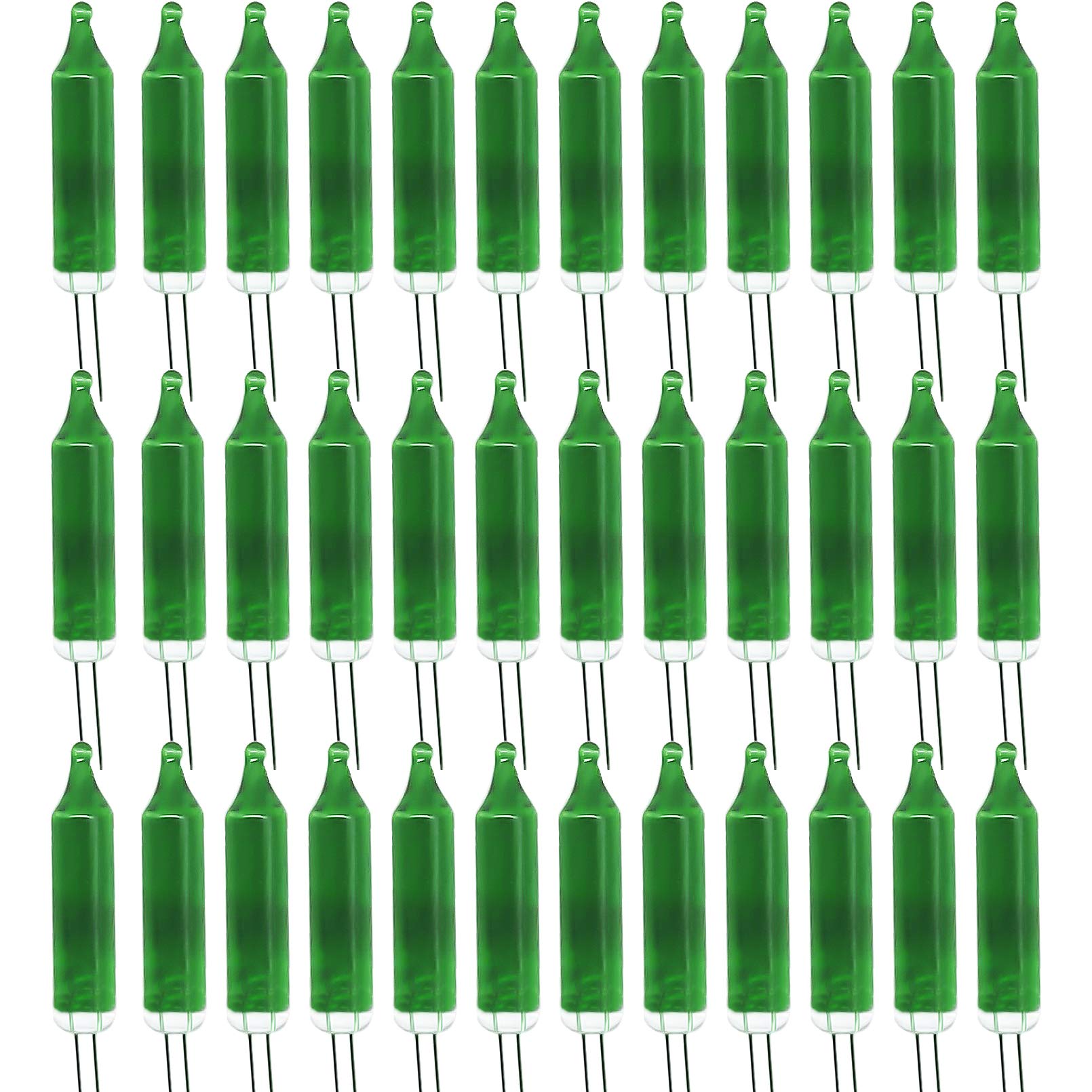 Ebaokuup 100 Pcs Mini Christmas Replacement Light Bulbs - 2.5 Volt Replacement Christmas Light - Tree Replacement Light Bulbs For Xmas Trees Decorative