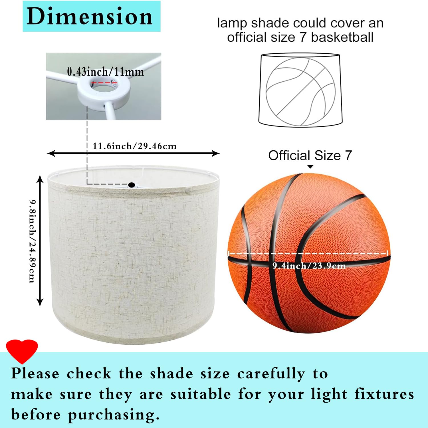 Lampshades Set Of 2, Drum Lampshades 11.6X12.6X9.8In Medium Fabric Natural Linen Hand Crafted Lampshades,Barrel Lamp Shades For Table Lamps & Bedside Lamps Replacement Lampshade