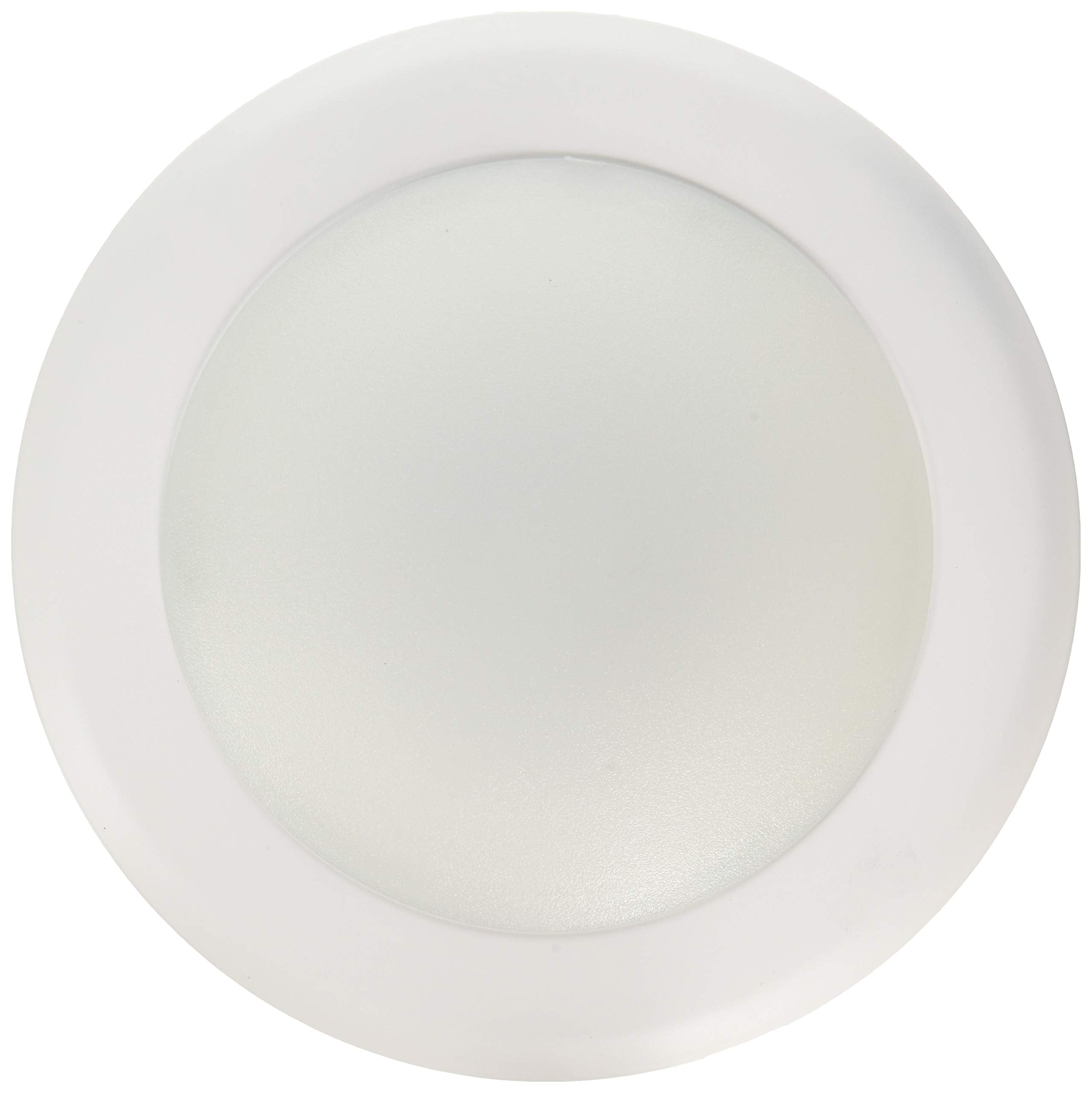 Nora Lighting NLOPAC-R650930AW 15W 6in LED Surface Mount Light Opal 3000K 1050 Lumens White Aluminum