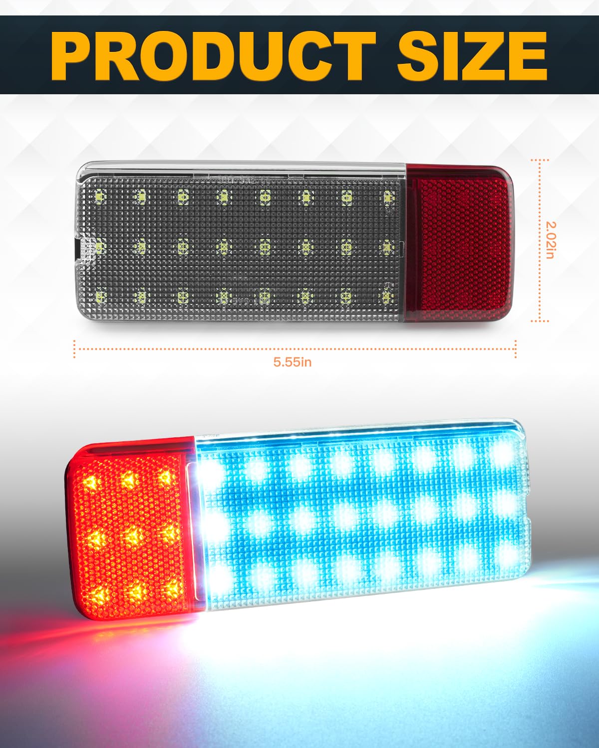 NEIFILES LED Door Panel Lights for Ford Bronco F150 F250 1992-1996, F350 1992-1997, 5X Brighter, Plug and Play,