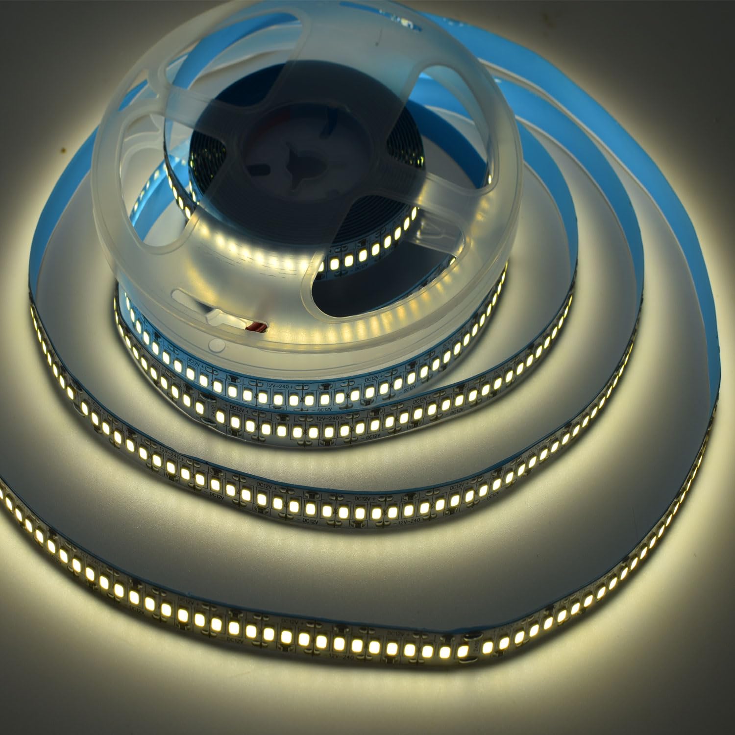 Suyooulin Led Strip Lights, 16.4Ft Smd 2835, 1200 Leds, Dc12V, Non-Waterproof Ip21, Natural White 4500