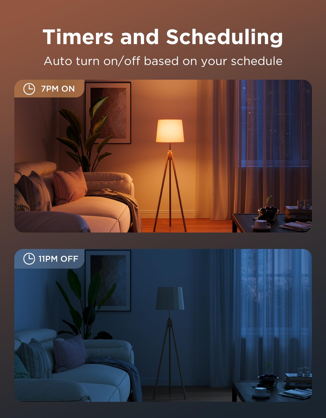 Govee BR30 Smart LED Light Bulbs, RGBWW Color Changing, Works with Matter, Alexa, Google Assistant, 850 Lumen, 4 Pack