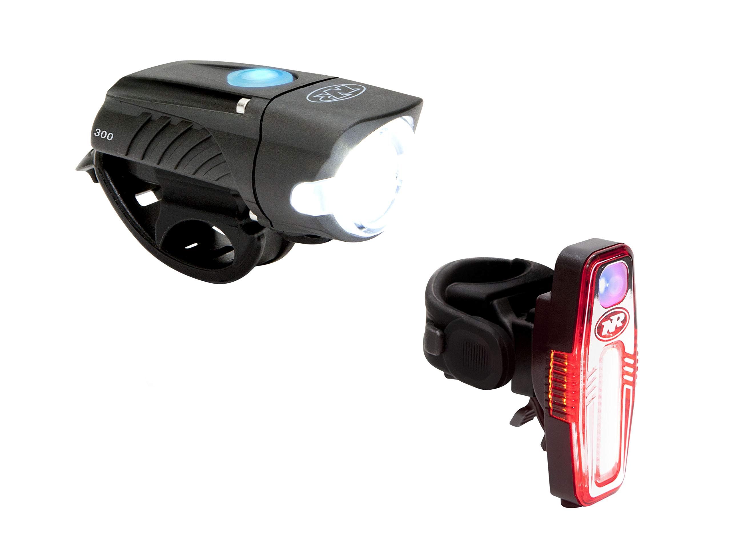 Niterider Swift 300 Front Bike Light Sabre 110 Rear Bike Light Combo Pack- Usb Rechargeable Bicycle Headlight Led Front Light Ea
