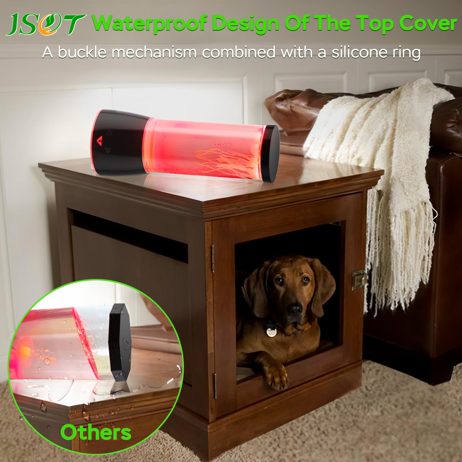 Jsot Jellyfish Lamp - Jelly Fish Mood Lamp 16 Colorful Changing With 4 Light Modes For Christmas, Jellyfish Nights Light With Re