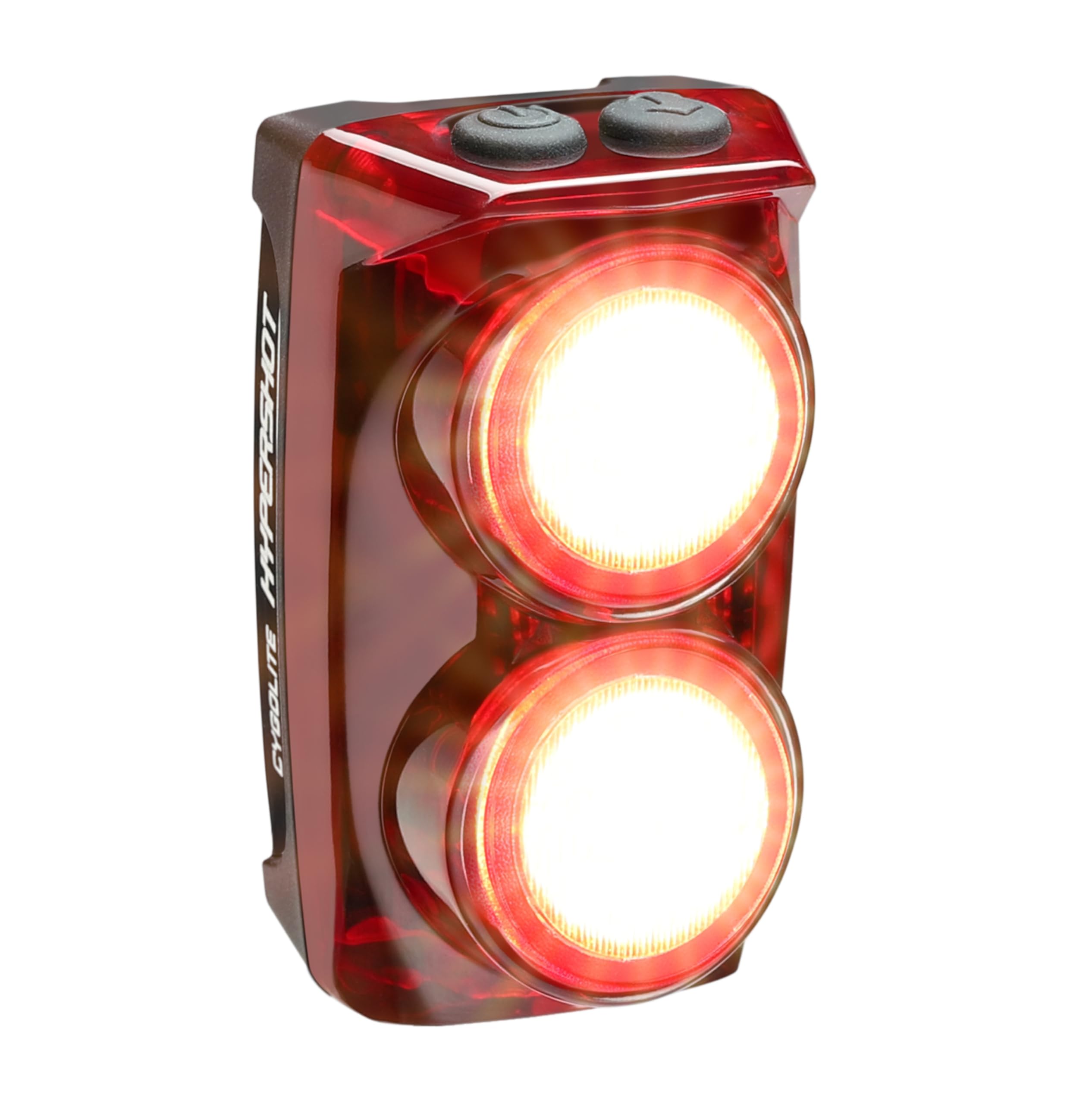Cygolite Hypershot 380 Lumen Bicycle Taillight - 7 Night & Daytime Modes- User Adjustable Flash Speeds- Sleek and Compact Design