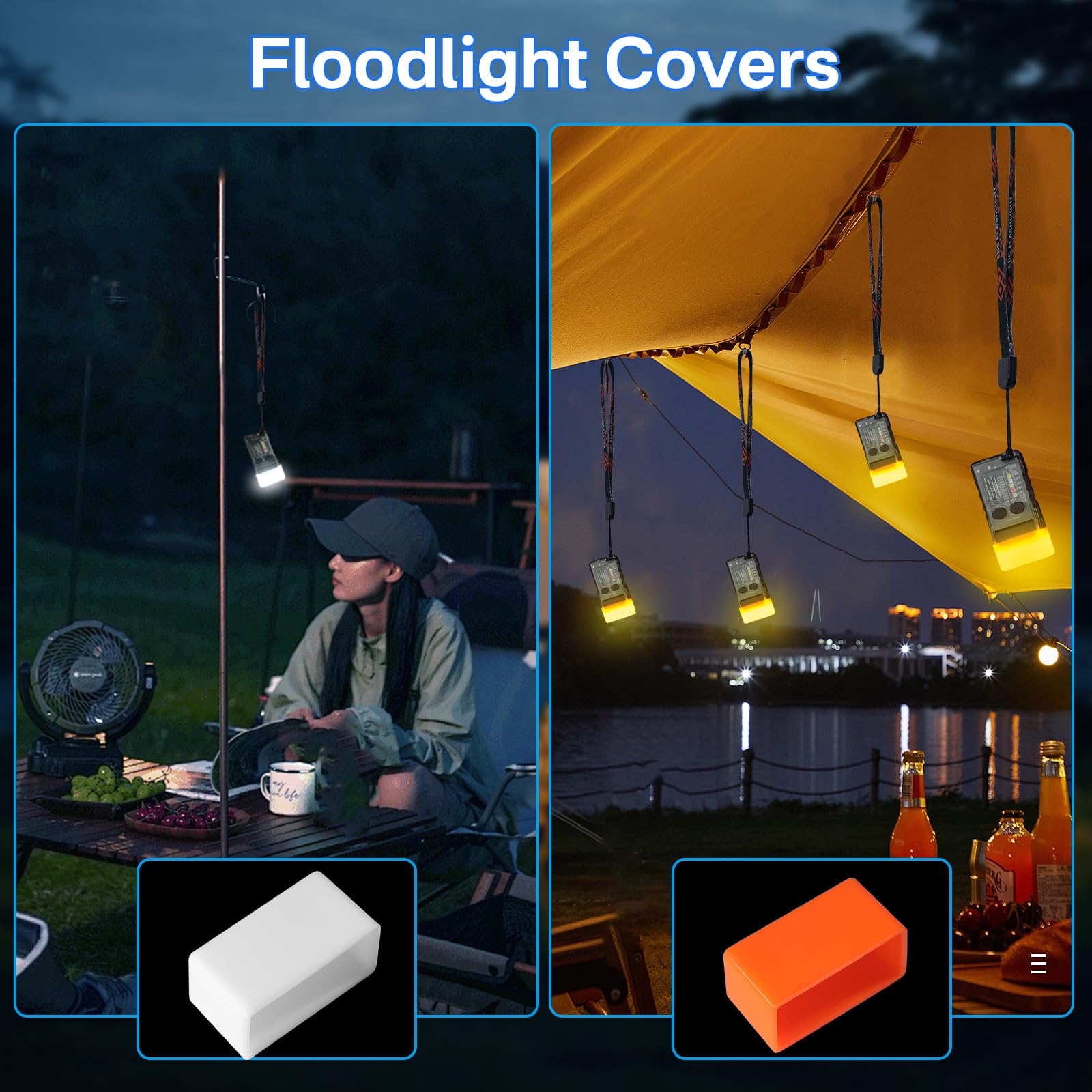 BORUiT V20 LED Flashlight, 1000LM, USB C Rechargeable, 14 Modes, IP67, Magnetic, Black, Red Light Version