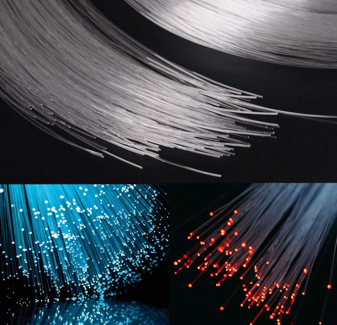 Azimom 50M Pmma Plastic Fiber Optic Cable 1.5Mm For Star Sky Ceiling Led Light Driver