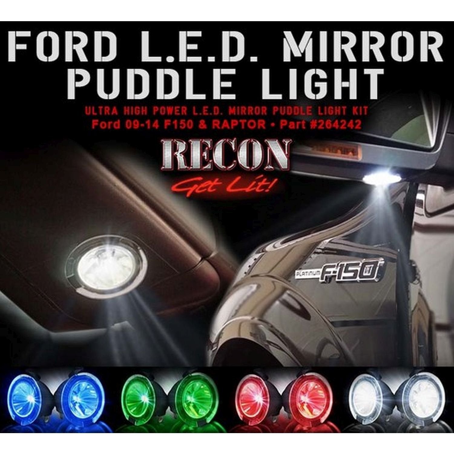 LED MIRROR / PUDDLE LIGHTS - FORD 0