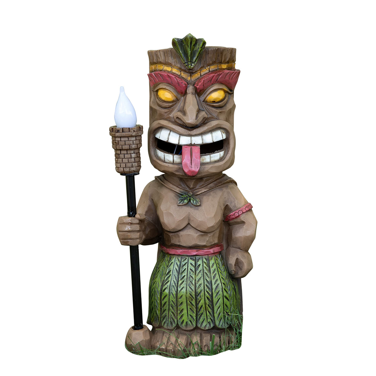Vp Home Flickering Torch Tiki Solar Light - 14.5'' H X 6'' W X 4.5'' D - Solar Powered Led Garden Light For Home And Outdoor Dec