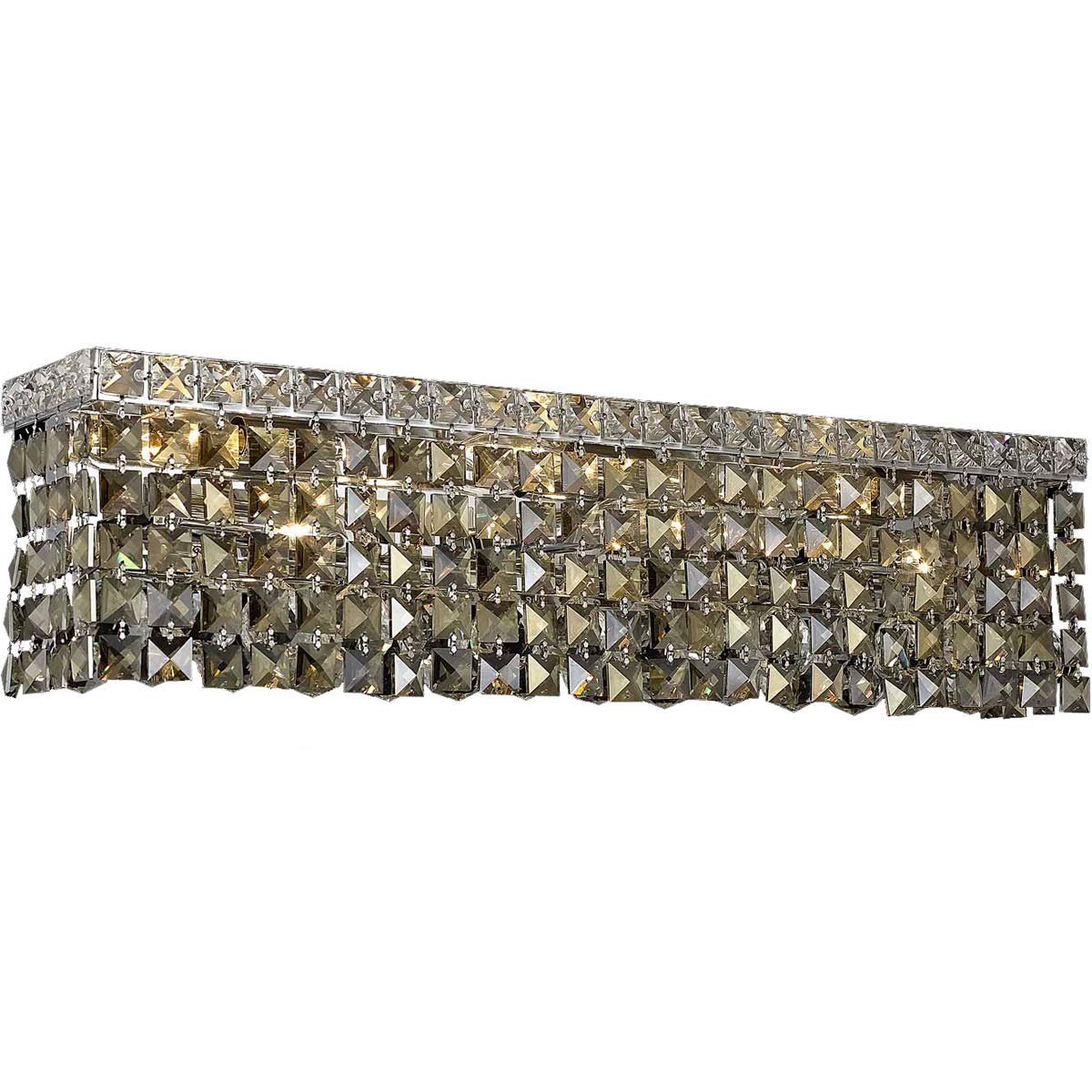 Elegant Lighting 2033W26c-gT-Rc 26 L x 45 W x 625 H in Maxim collection Wall Sconce - Royal cut- chrome Finish