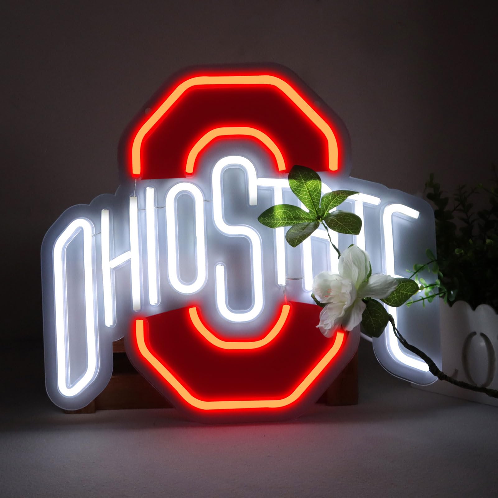 Pugna Football Neon Signs for Wall Decor University Football Team Neon Lights for Bedroom Led Signs Suitable for Dormitory Man C