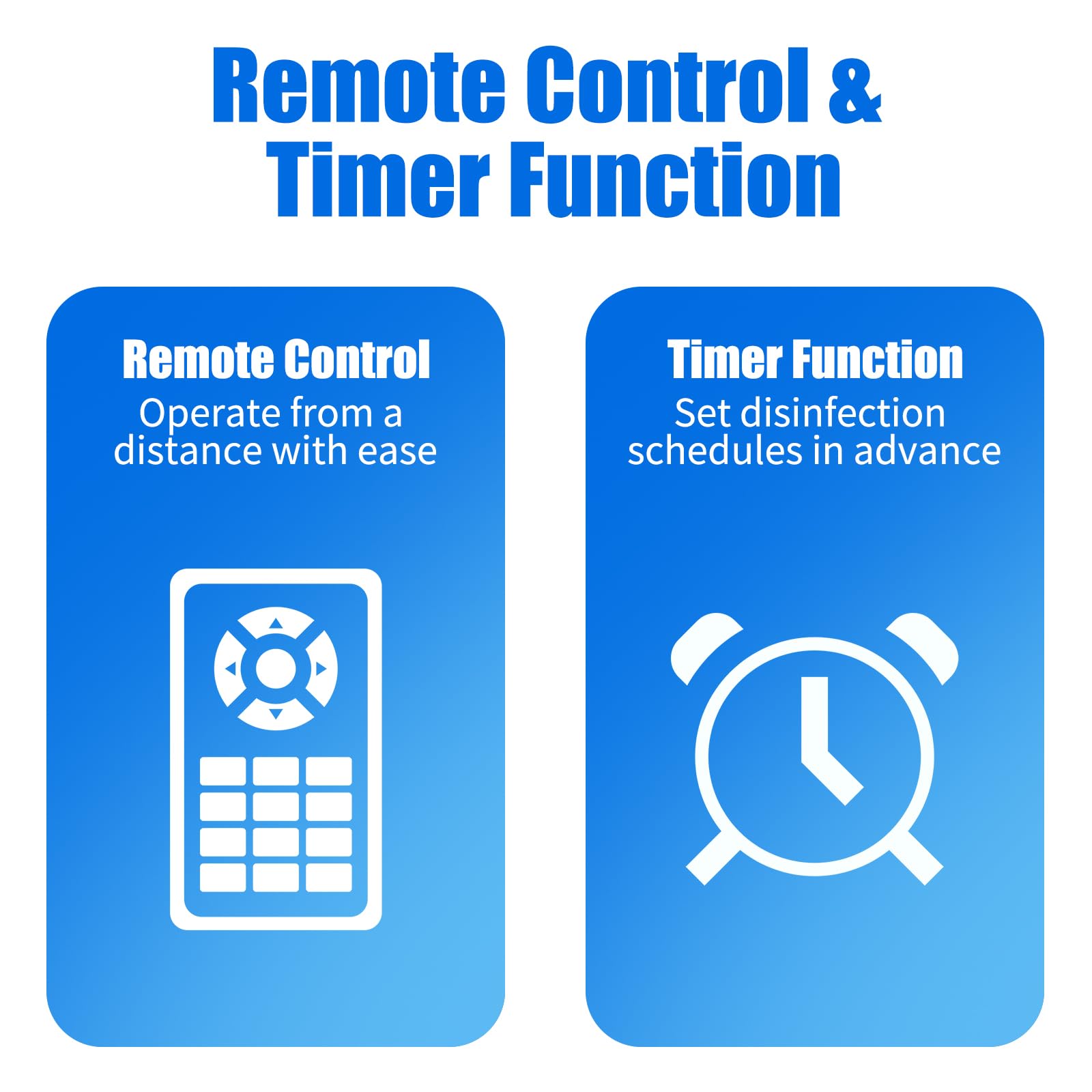 Tesiplz 25W UV Light UVC Lamp | 265nm Air & Surface Refreshment | Remote Control, Borosilicate Bulb, 3-Stage Timer | Sturdy Buil