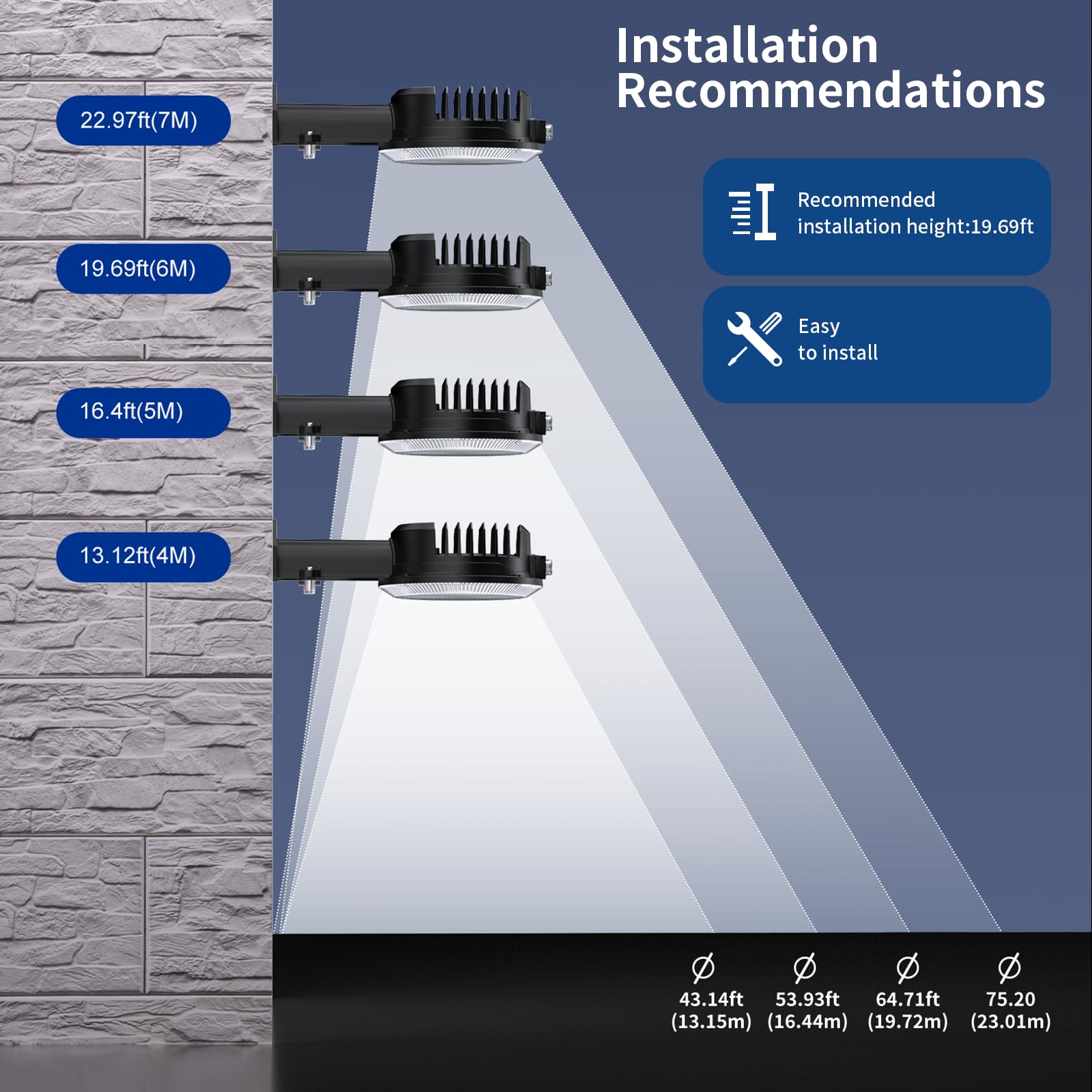 Olafus 170W Led Barn Light 2 Pack  Dusk To Dawn Outdoor Lighting With Photocell  22000Lm Brightness Area Street Outdoor Lights Fixture  Ip65 Waterproof 6500K Daylight Exterior Security Flood Lights