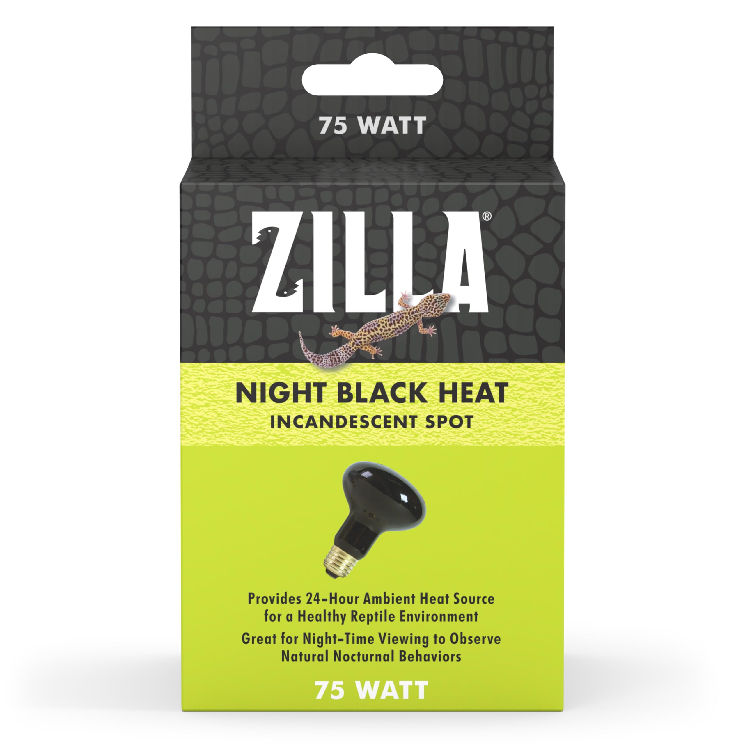 Zilla Incandescent Spot Bulb For Nocturnal Reptiles - Night Black, 1 Count